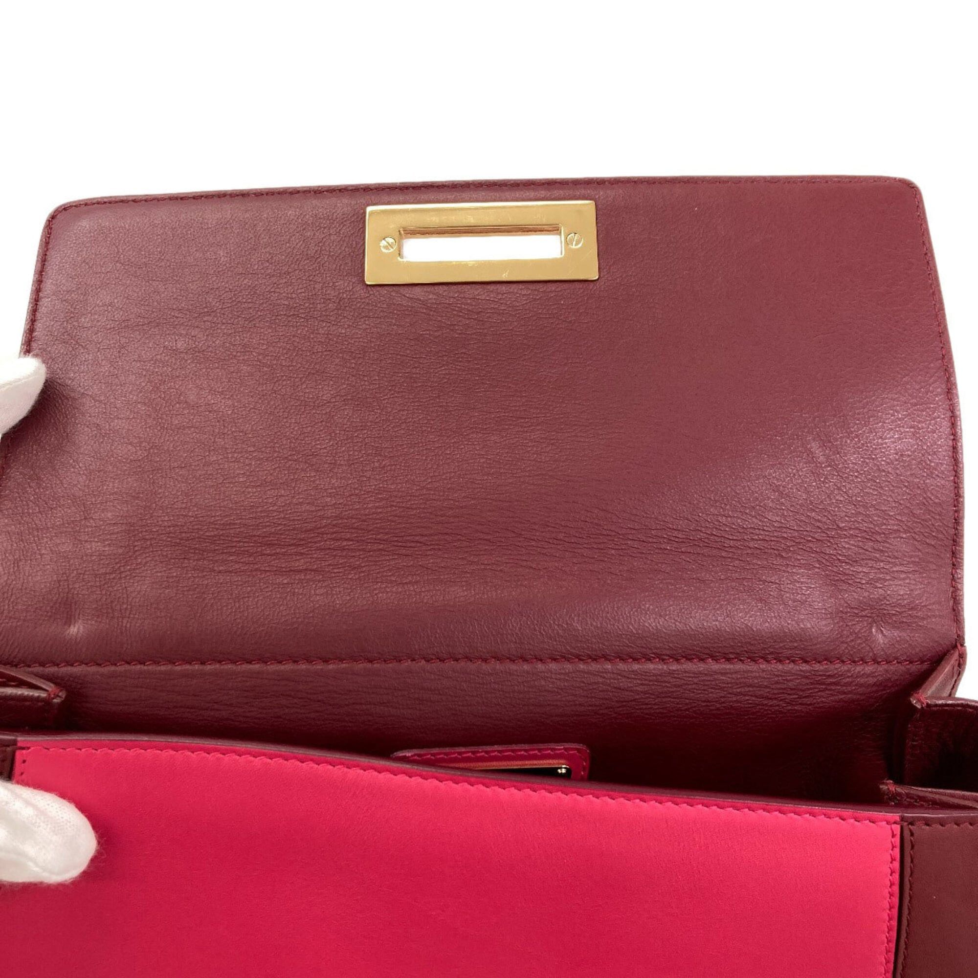 Salvatore Ferragamo Salvatore Ferragamo Sofia Gancini Hardware Handbag Leather Women's Size ONE SIZE - 11 Thumbnail