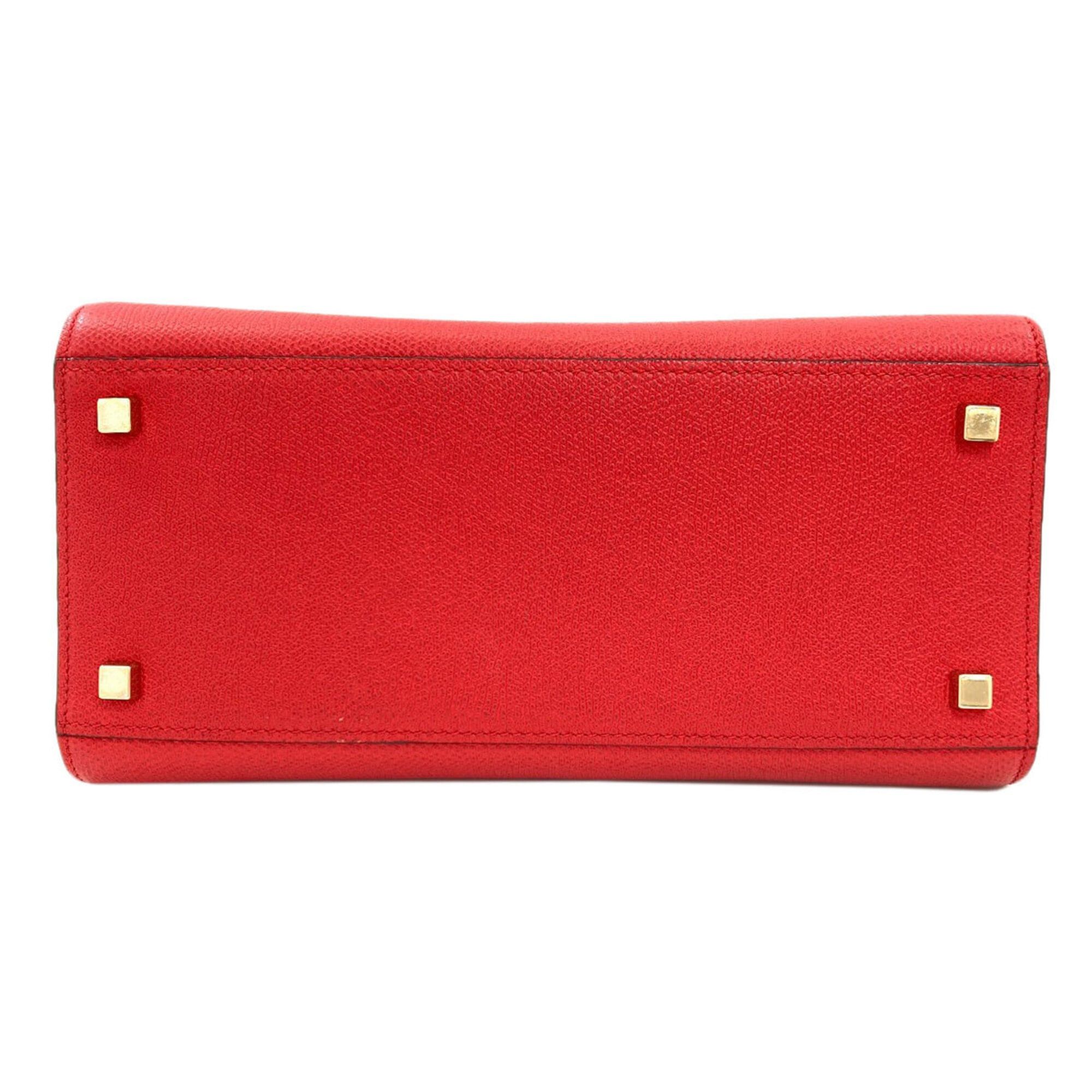 Valextra Valextra Iside 2-Way Handbag, Calfskin, Women's Size ONE SIZE - 4 Thumbnail