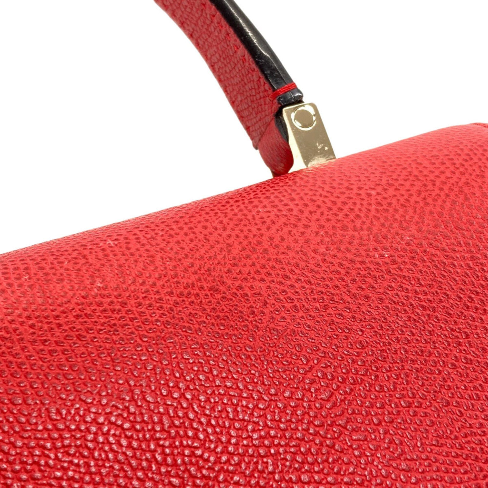 Valextra Valextra Iside 2-Way Handbag, Calfskin, Women's Size ONE SIZE - 13 Thumbnail