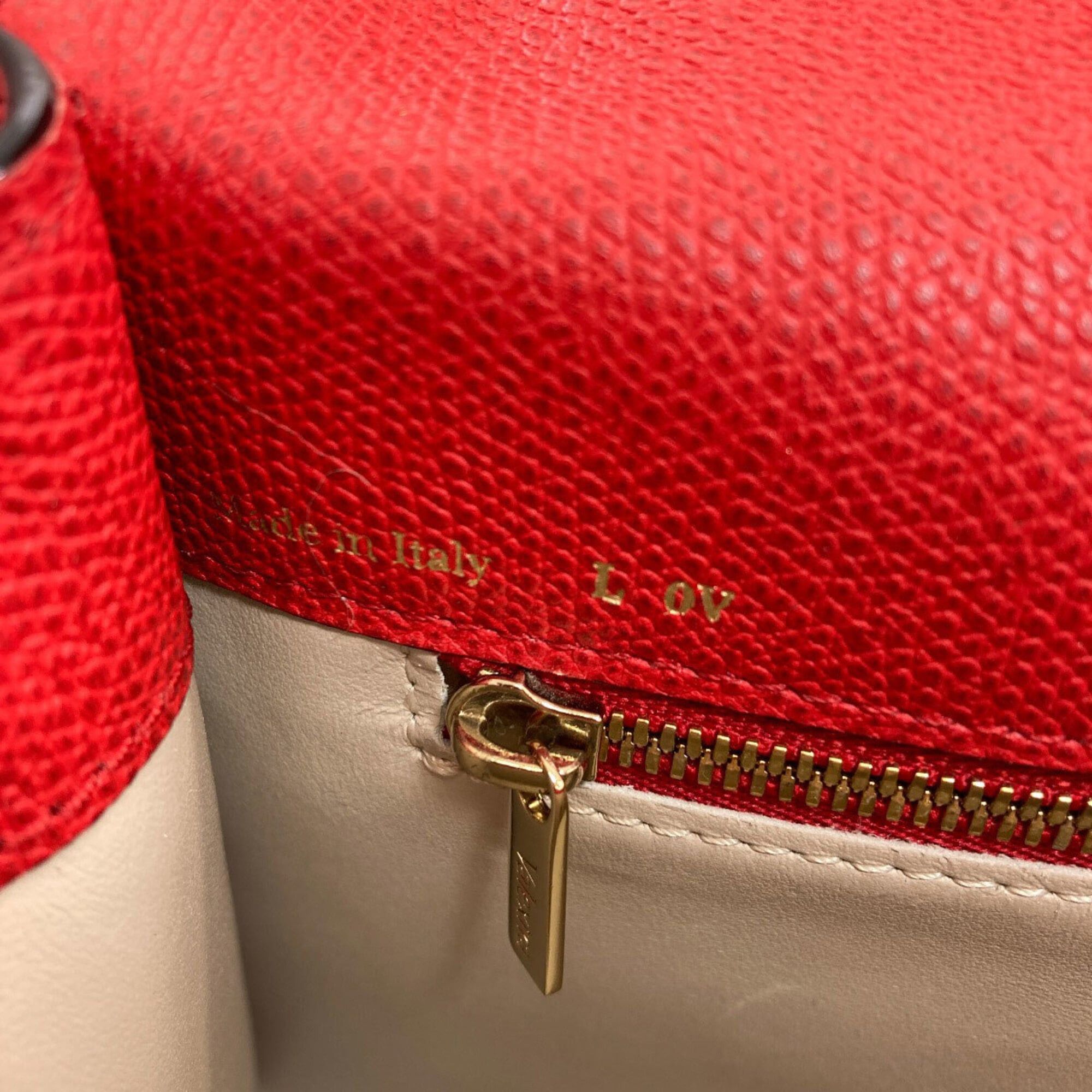 Valextra Valextra Iside 2-Way Handbag, Calfskin, Women's Size ONE SIZE - 6 Thumbnail