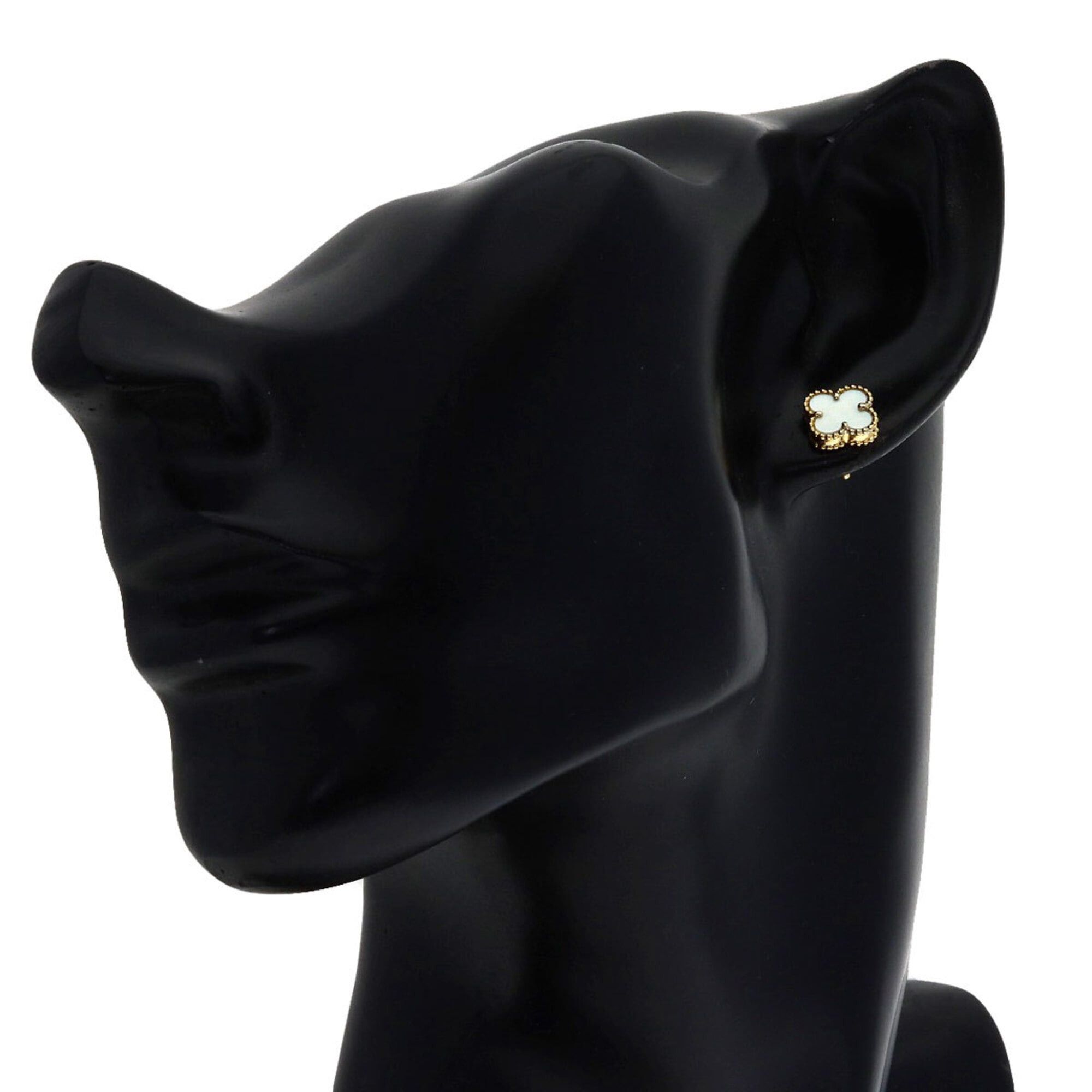 Van Cleef & Arpels Van Cleef & Arpels Sweet Alhambra Earrings, 18K Yellow Gold, Women's Size ONE SIZE - 5 Thumbnail