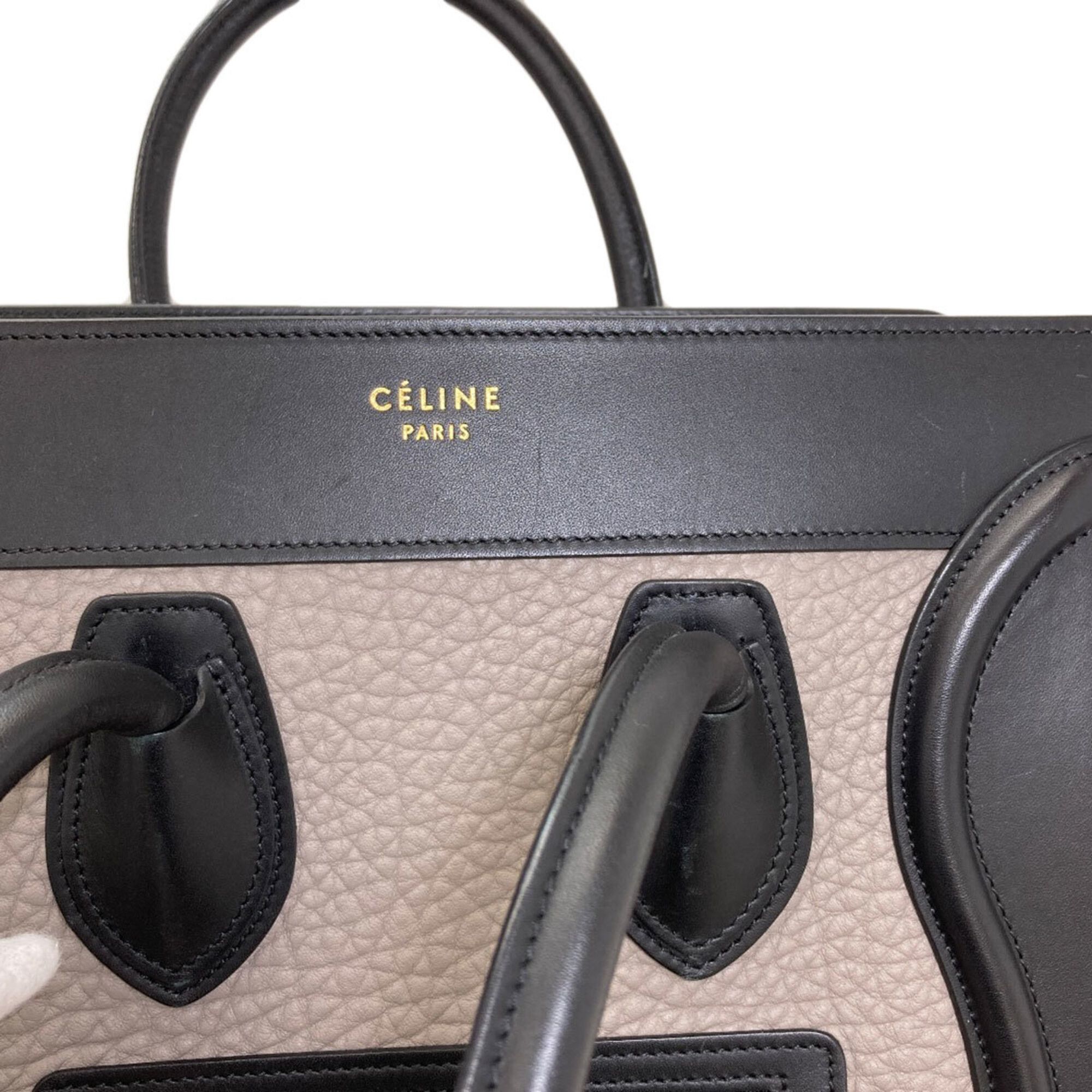 Celine Celine Luggage Micro Handbag, Calfskin, Women's Size ONE SIZE - 15 Thumbnail