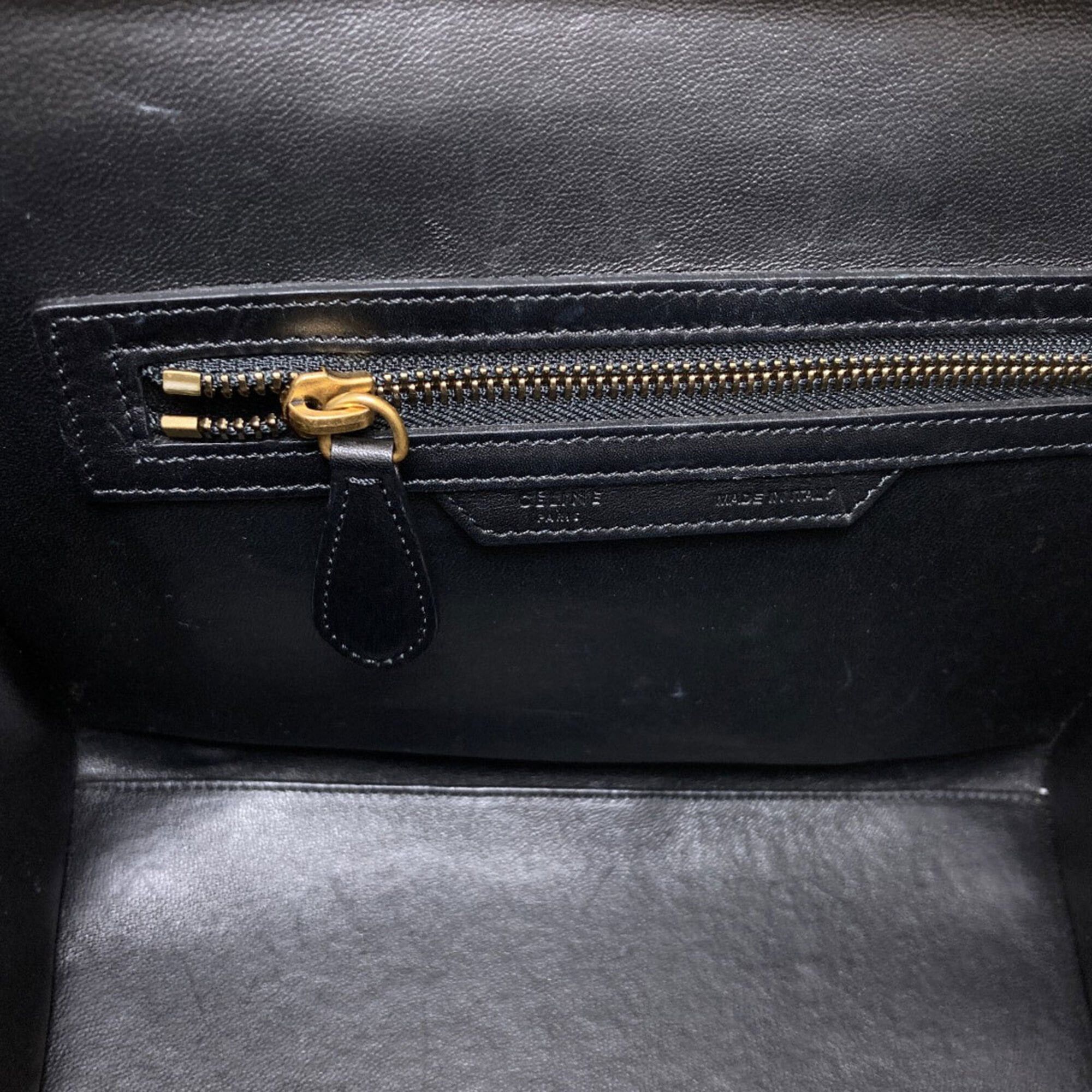 Celine Celine Luggage Micro Handbag, Calfskin, Women's Size ONE SIZE - 11 Thumbnail