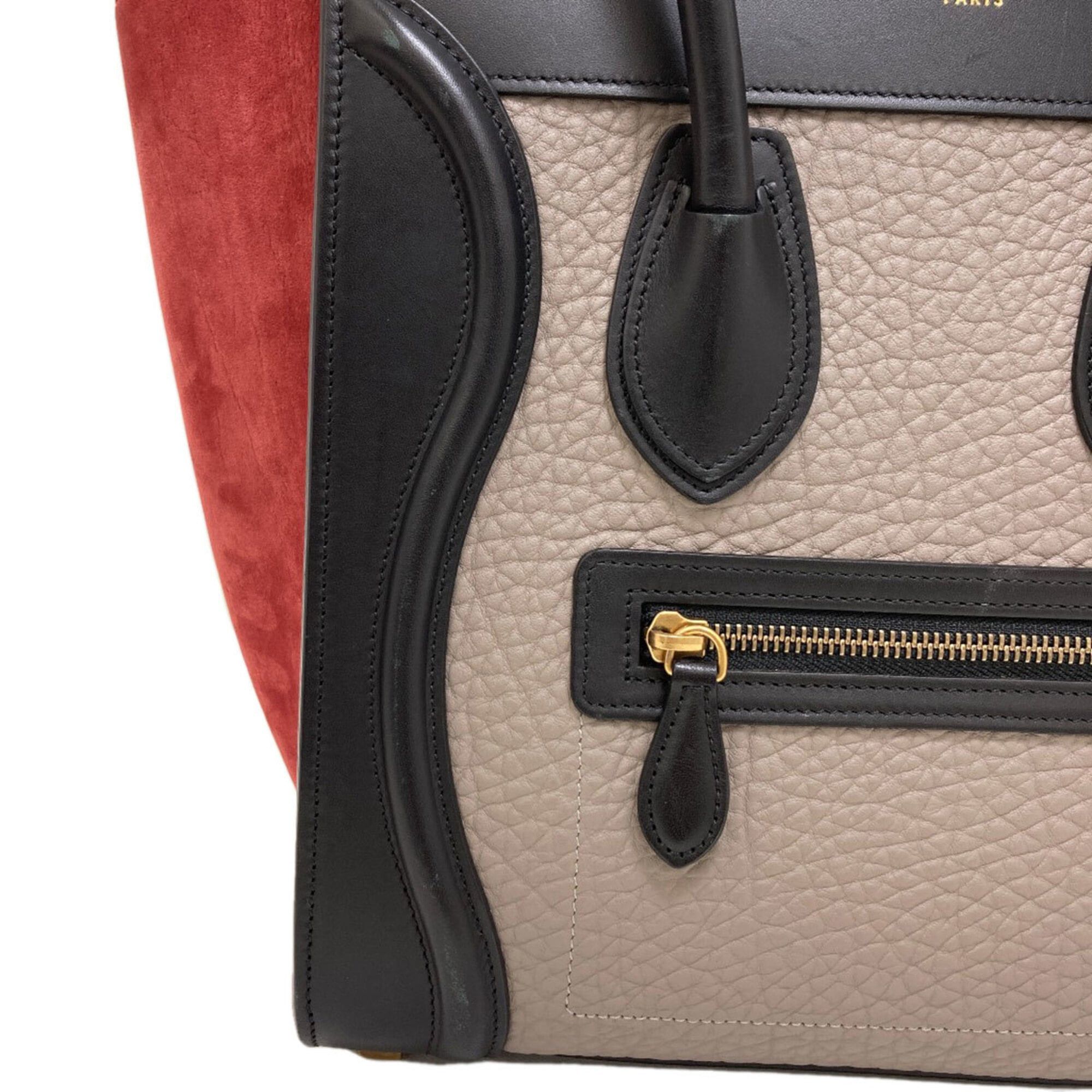 Celine Celine Luggage Micro Handbag, Calfskin, Women's Size ONE SIZE - 14 Thumbnail