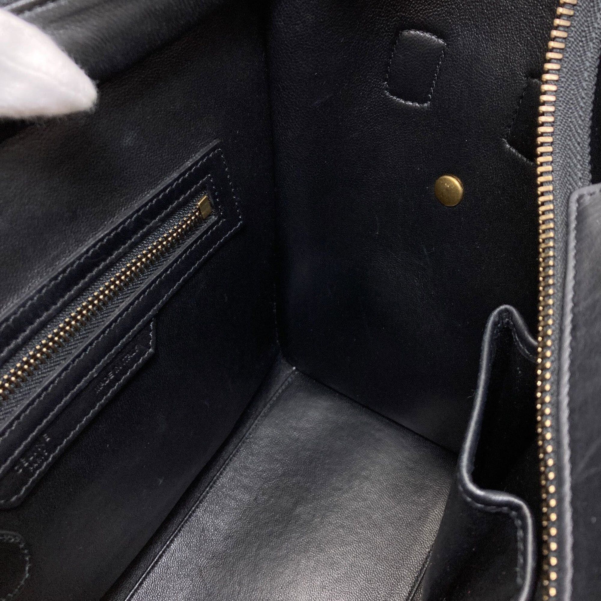 Celine Celine Luggage Micro Handbag, Calfskin, Women's Size ONE SIZE - 10 Thumbnail