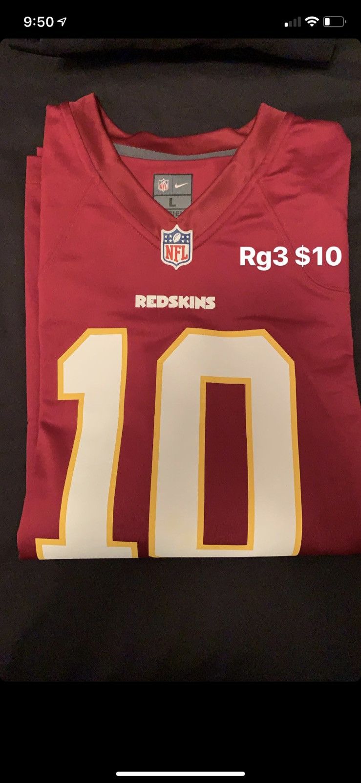NFL Nike RG3 Football Jersey Size US L / EU 52-54 / 3 - 1 Preview