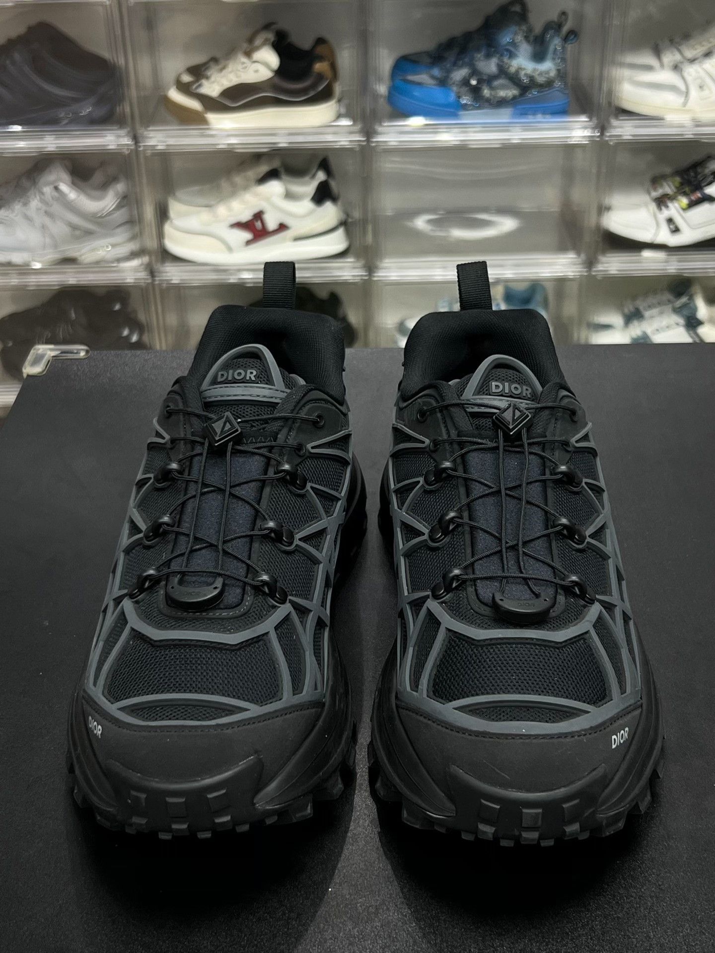 Dior Dior Printed Plaid Black Lowtop Sneakers 10 Men Size US 10 / EU 43 - 2 Thumbnail