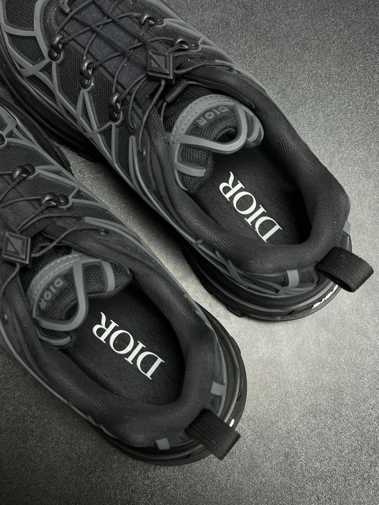 Dior Dior Printed Plaid Black Lowtop Sneakers 10 Men Size US 10 / EU 43 - 4 Thumbnail