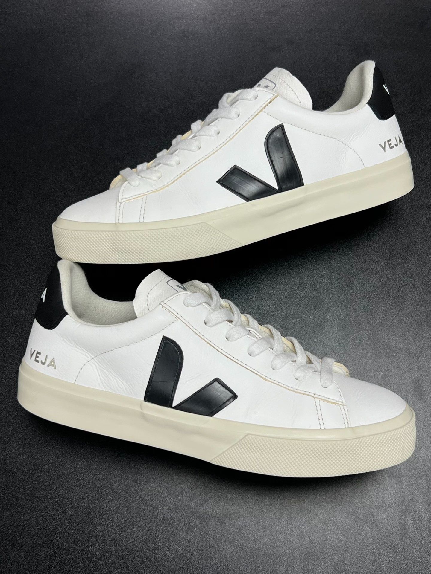 Veja Veja Leather Black Lowtop Sneakers 6 Men Size US 6 / EU 39 - 5 Thumbnail