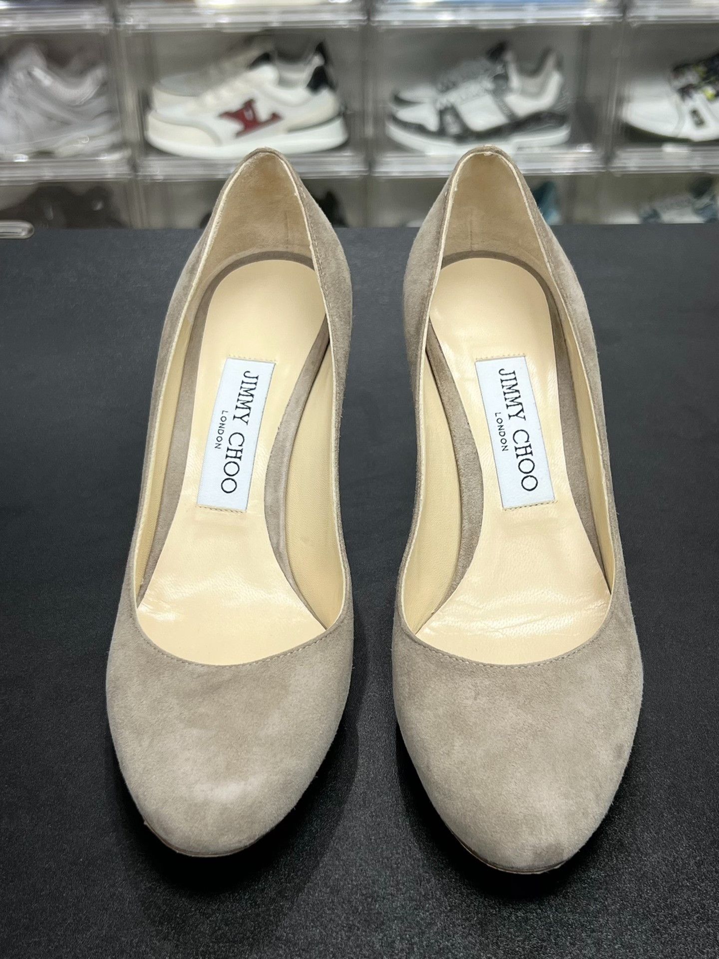 Jimmy Choo Jimmy Choo Beige Lowtop Sneakers us_6 Women Size US 6 / IT 36 - 2 Thumbnail