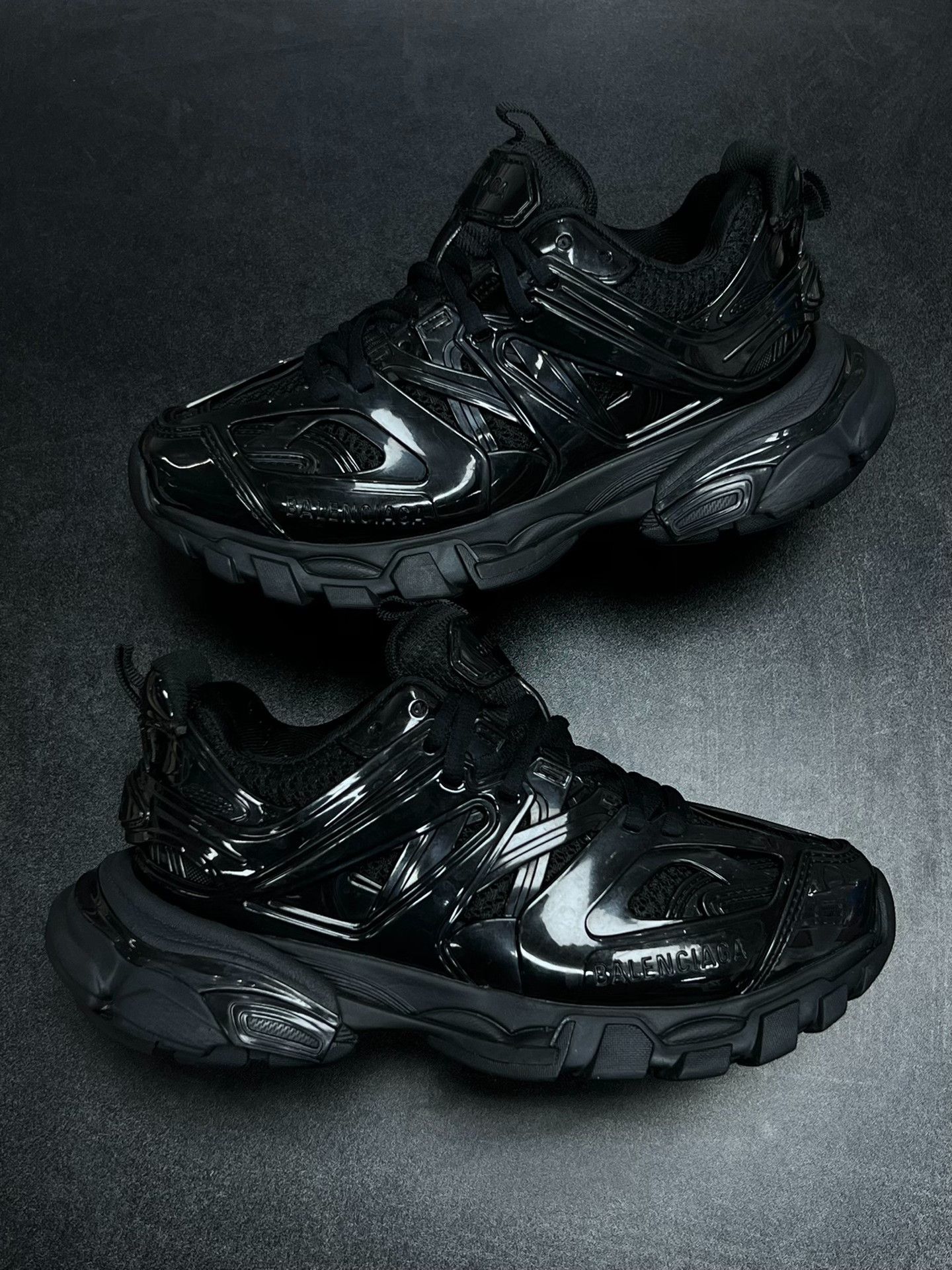 Balenciaga Balenciaga Patent Black Lowtop Sneakers us_5 Women Size US 5 / IT 35 - 5 Thumbnail