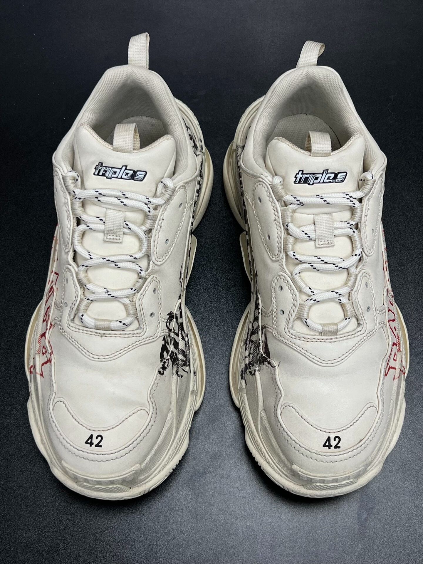Balenciaga Balenciaga White Lowtop Sneakers 9 Men Size US 9 / EU 42 - 3 Thumbnail