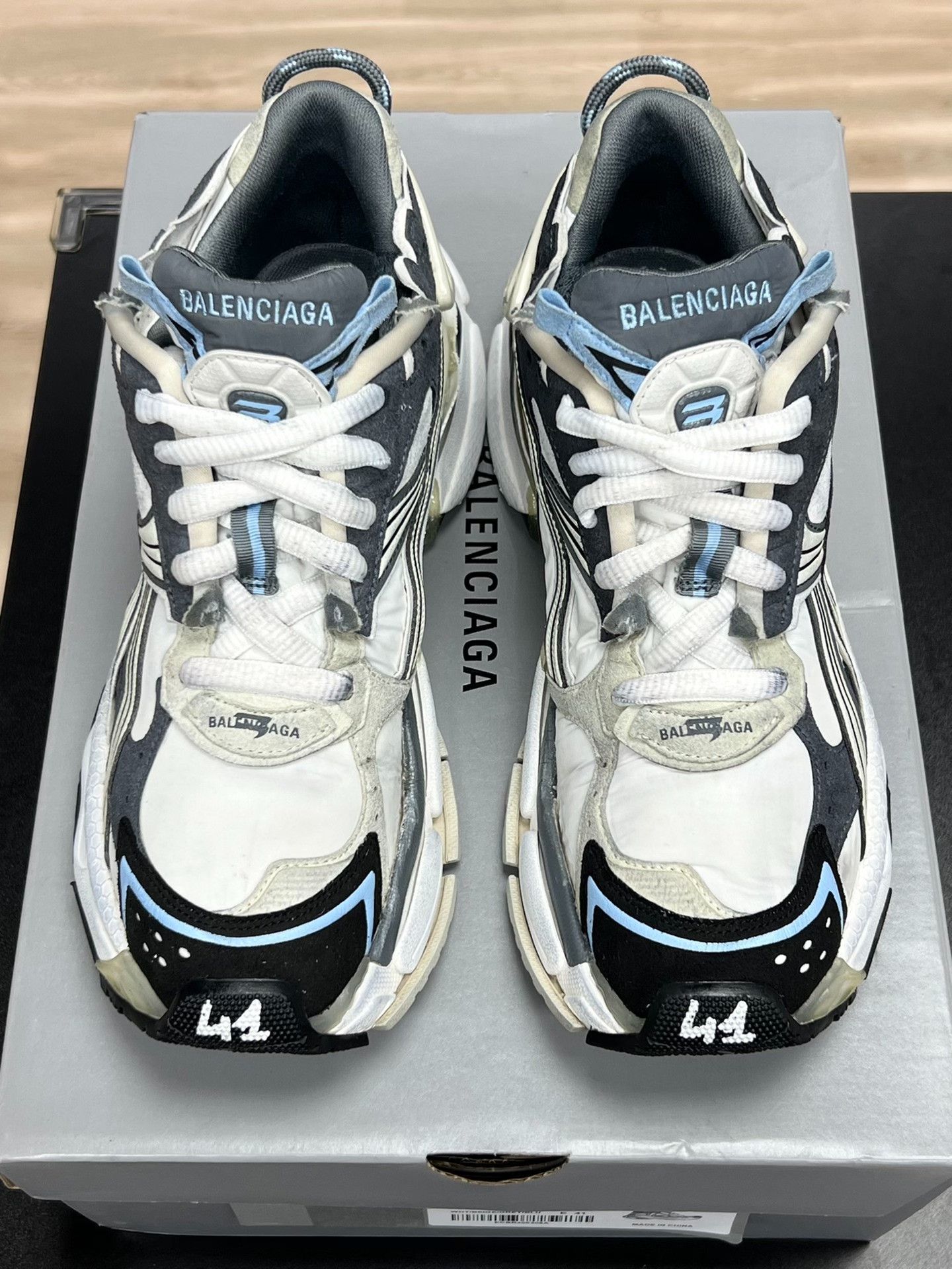 Balenciaga Balenciaga Running White Lowtop Sneakers 8 Men Size US 8 / EU 41 - 3 Thumbnail