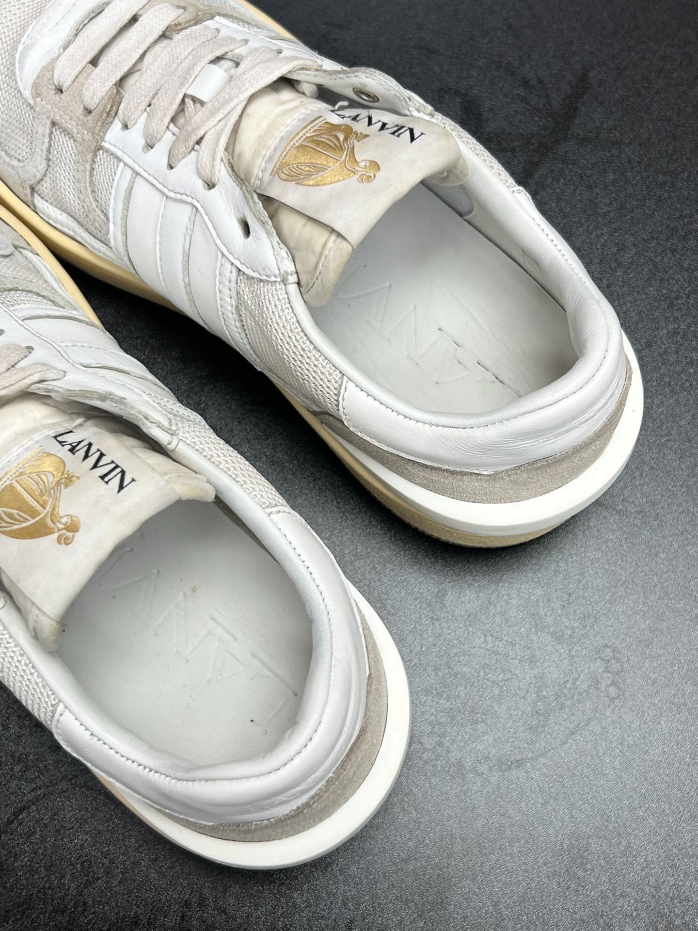 Lanvin Lanvin White Lowtop Sneakers 6 Men Size US 6 / EU 39 - 4 Thumbnail