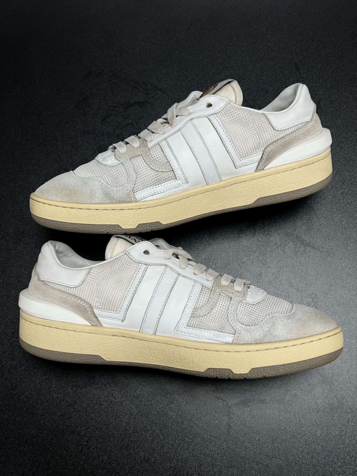 Lanvin Lanvin White Lowtop Sneakers 6 Men Size US 6 / EU 39 - 6 Thumbnail