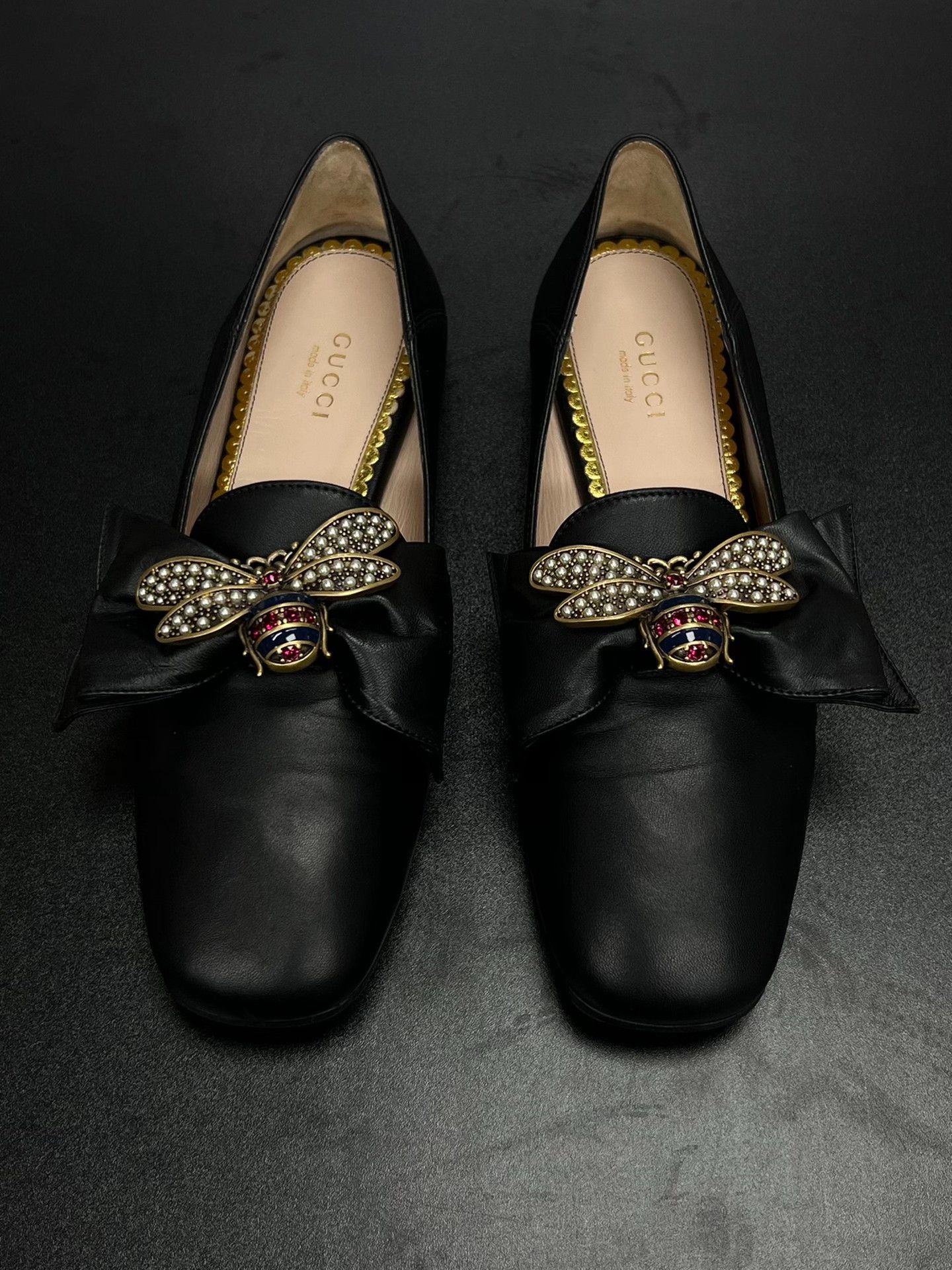 Gucci Gucci Black Lowtop Sneakers us_7 Women Size US 7 / IT 37 - 3 Thumbnail