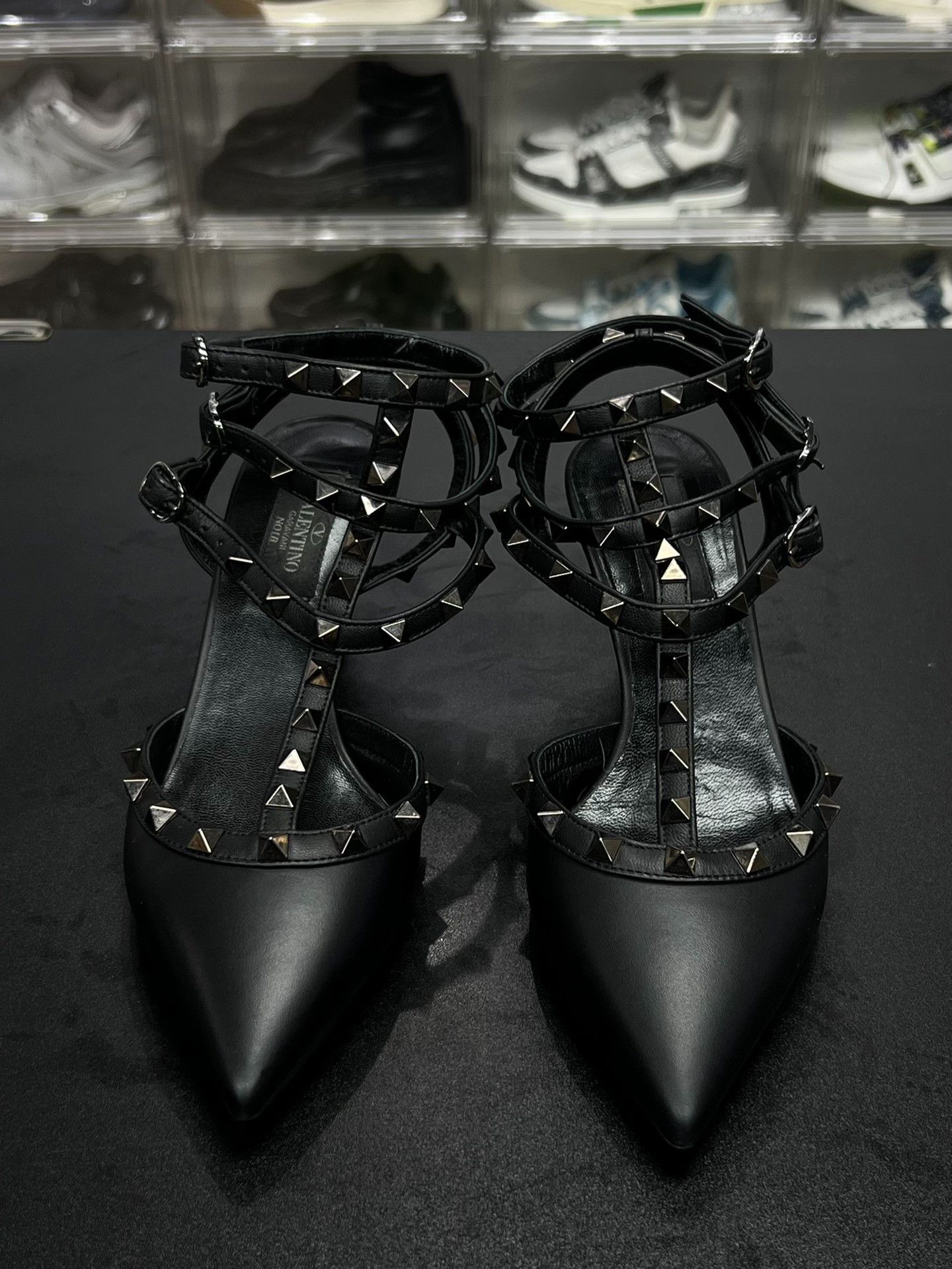Valentino Valentino Black Sandals us_7 Women Size US 7 / IT 37 - 2 Thumbnail