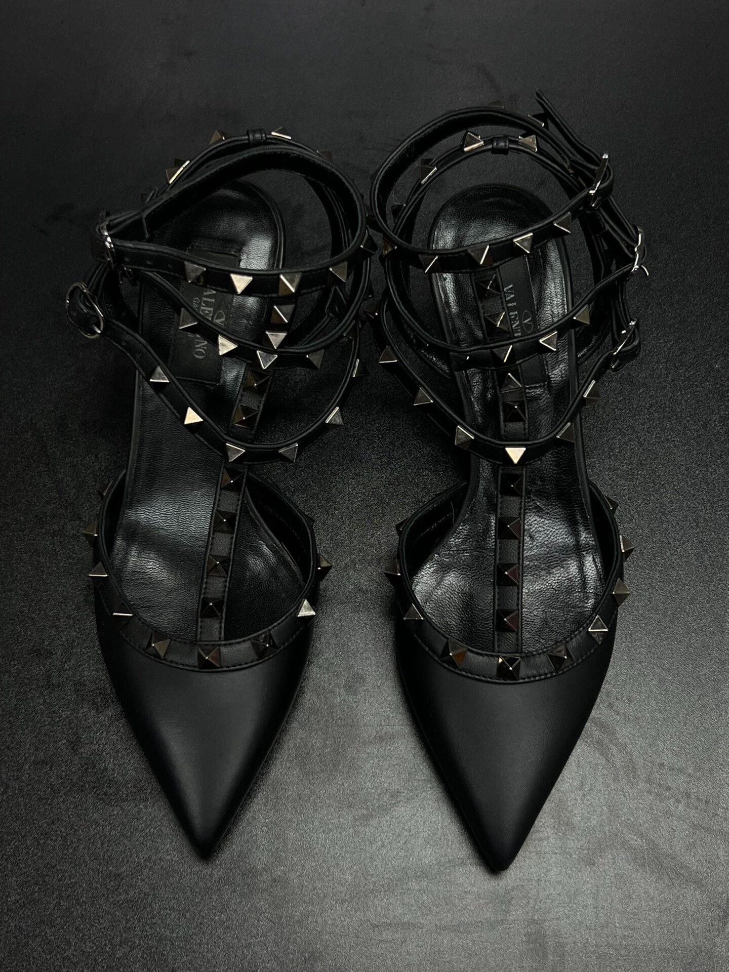 Valentino Valentino Black Sandals us_7 Women Size US 7 / IT 37 - 3 Thumbnail