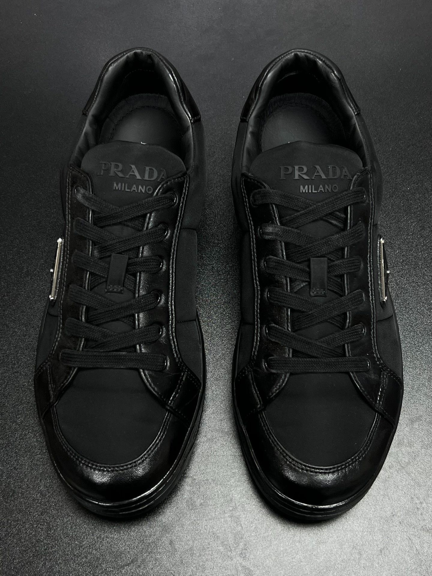 Prada Prada Down Black Lowtop Sneakers 8.5 Men Size US 8.5 / EU 41-42 - 3 Thumbnail