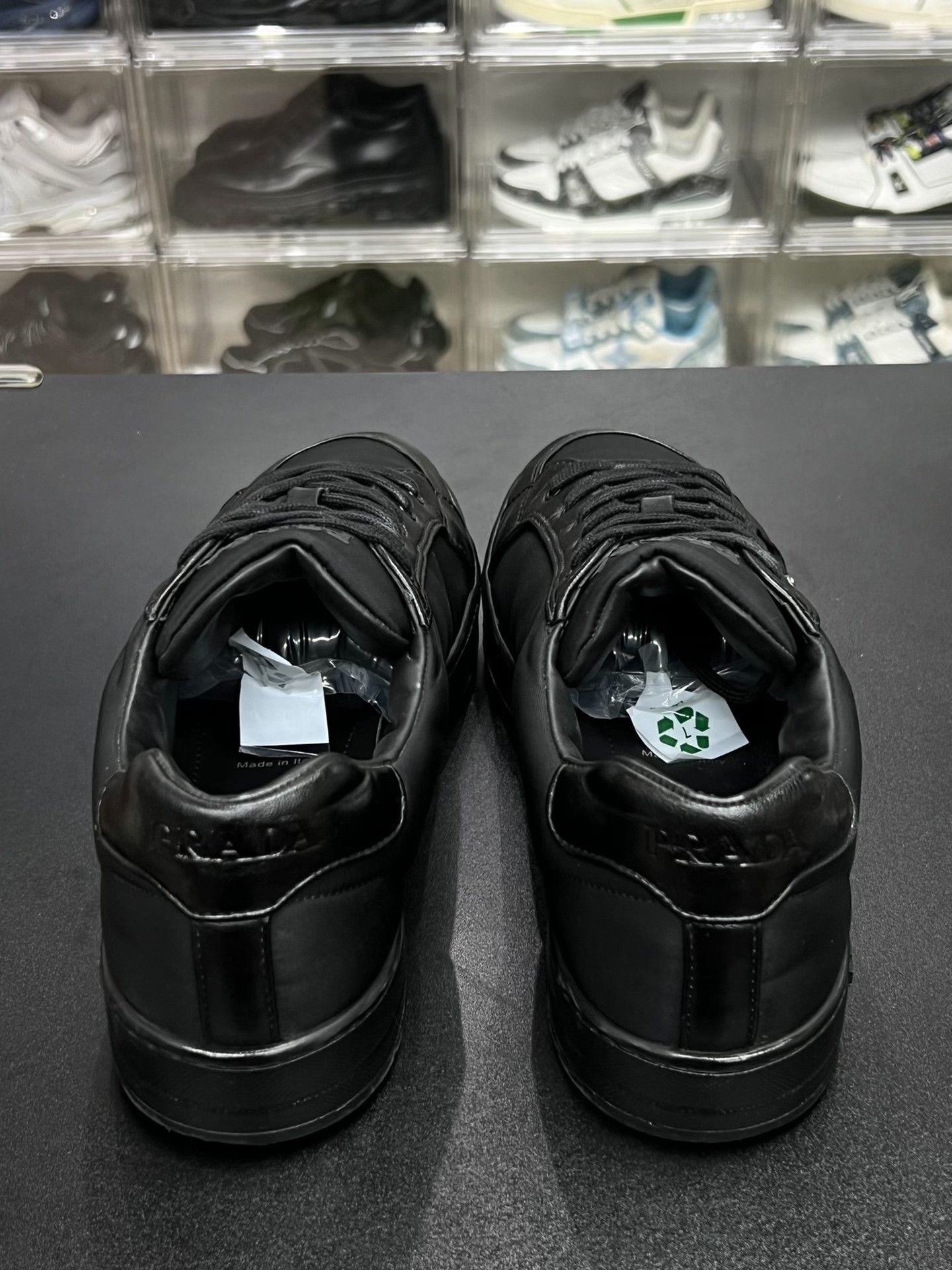 Prada Prada Down Black Lowtop Sneakers 8.5 Men Size US 8.5 / EU 41-42 - 7 Thumbnail
