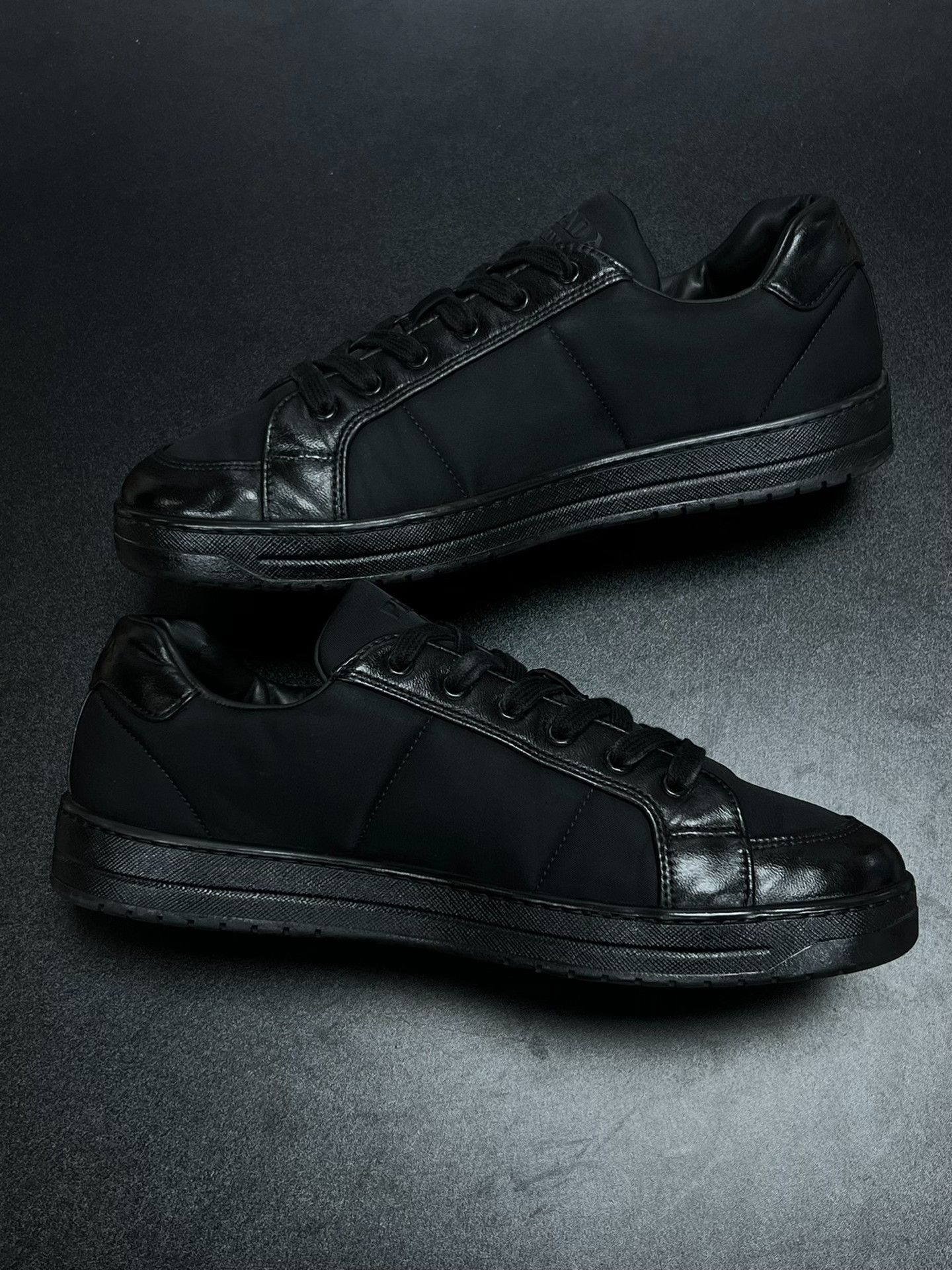 Prada Prada Down Black Lowtop Sneakers 8.5 Men Size US 8.5 / EU 41-42 - 5 Thumbnail
