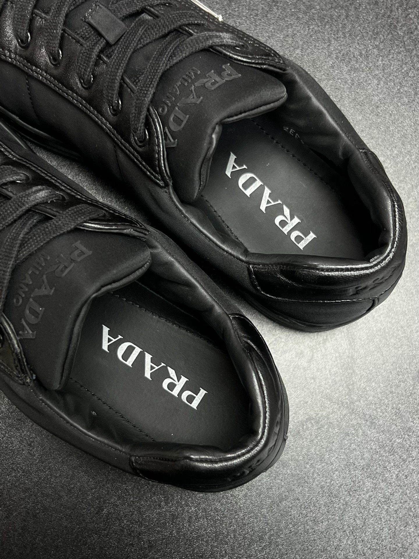 Prada Prada Down Black Lowtop Sneakers 8.5 Men Size US 8.5 / EU 41-42 - 4 Thumbnail