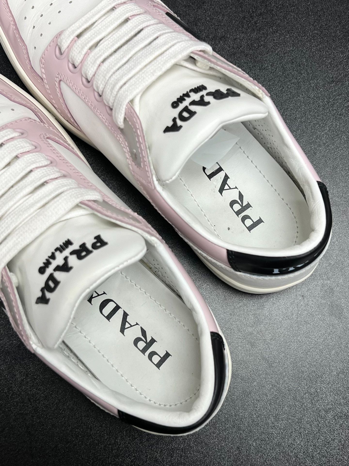 Prada Prada Pink Lowtop Sneakers us_5-5 Women Size US 5.5 / IT 35.5 - 4 Thumbnail