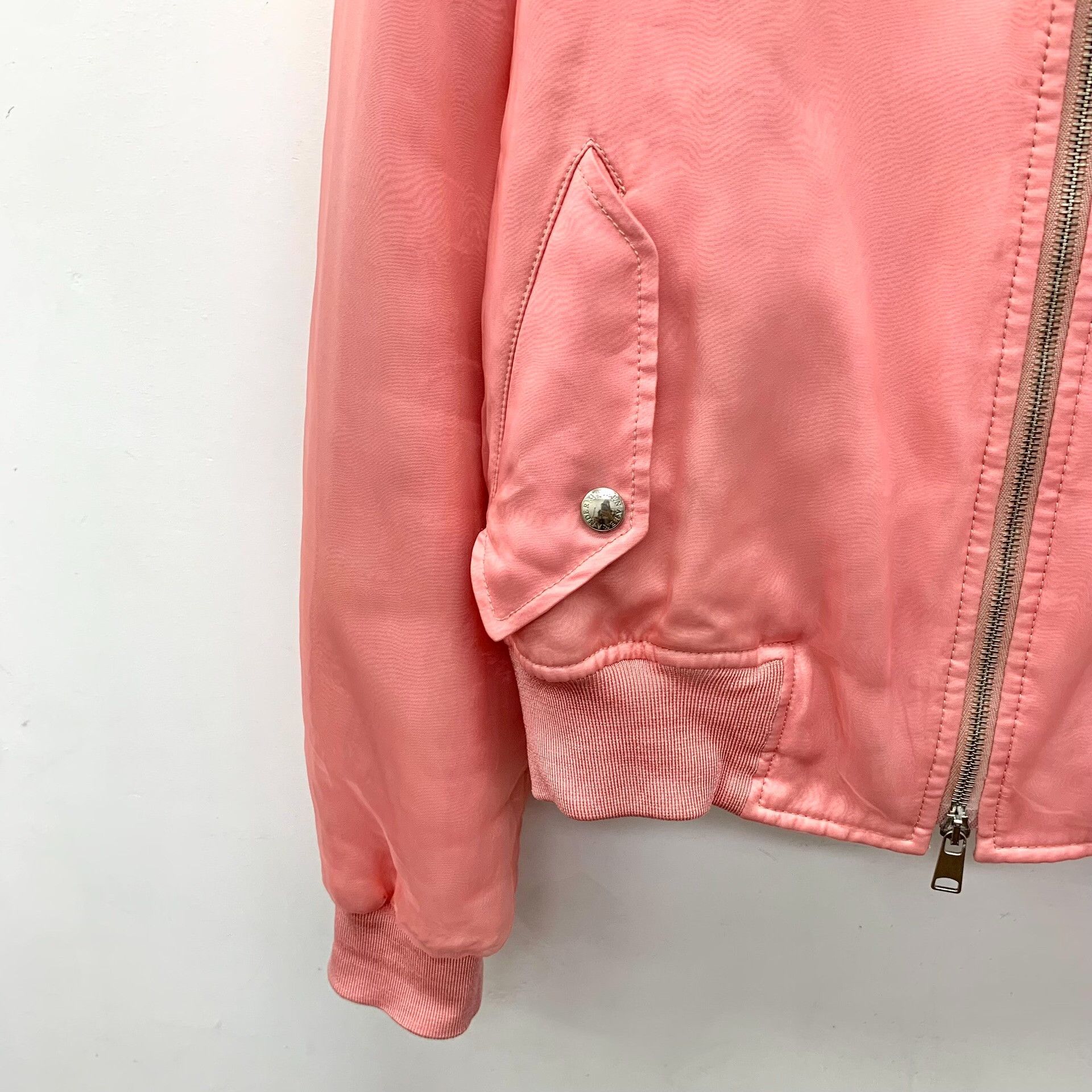 Alexander McQueen Alexander McQueen Pink Silk Bomber Jacket IT 38 Size XS / US 0-2 / IT 36-38 - 5 Thumbnail