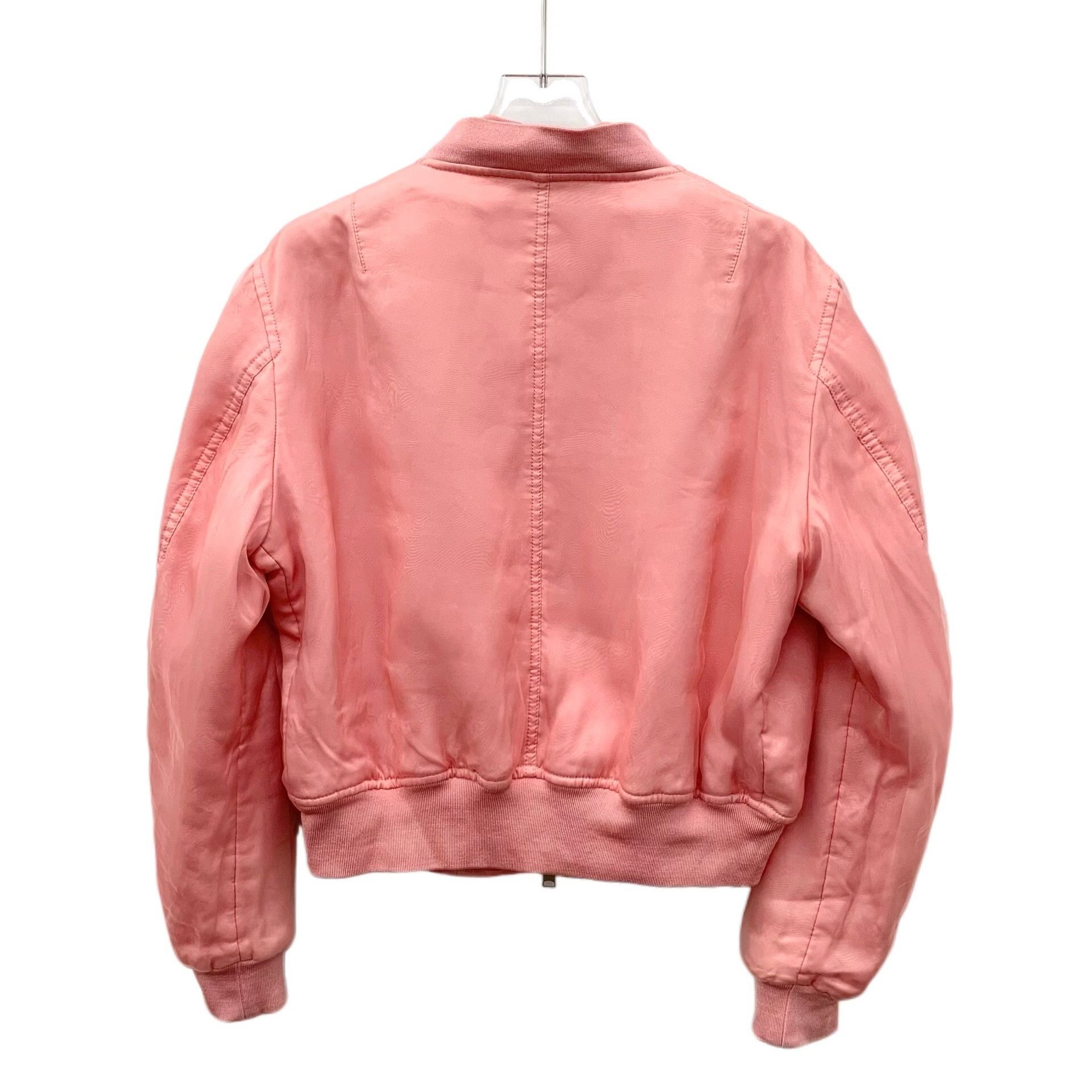 Alexander McQueen Alexander McQueen Pink Silk Bomber Jacket IT 38 Size XS / US 0-2 / IT 36-38 - 3 Thumbnail