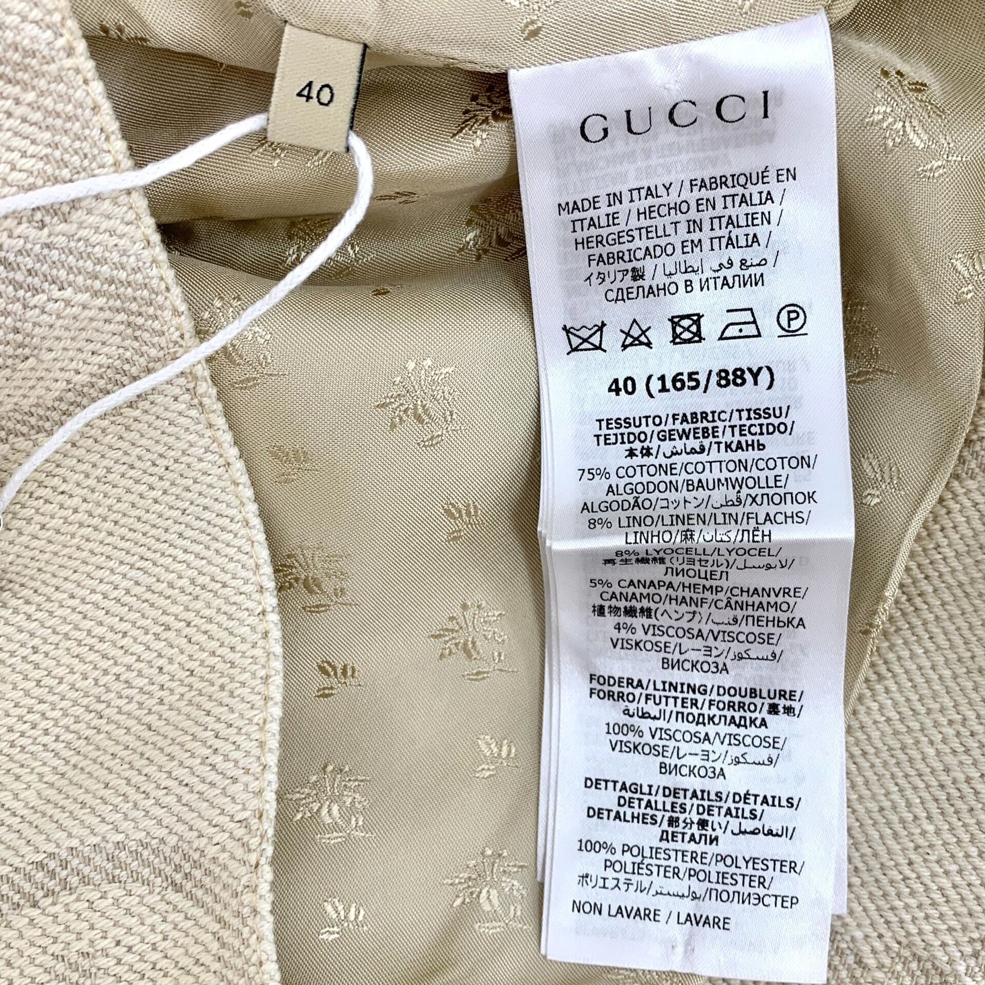 Gucci Gucci Logo Jacquard Short Sleeve Jacket IT 40 Size S / US 4 / IT 40 - 7 Thumbnail