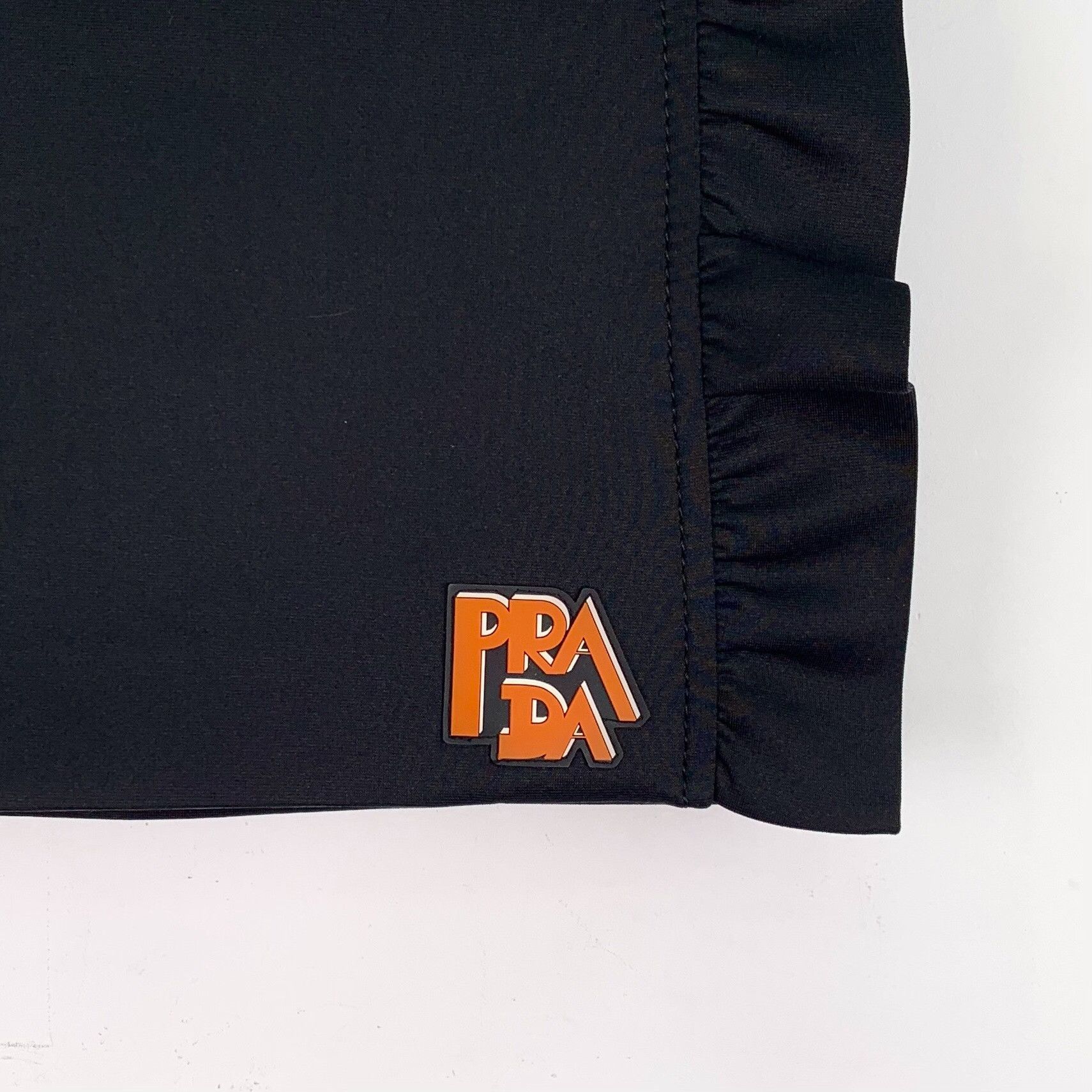 Prada Prada Logo Patch Belted Mini Skirt 42 Size 28" / US 6 / IT 42 - 5 Thumbnail
