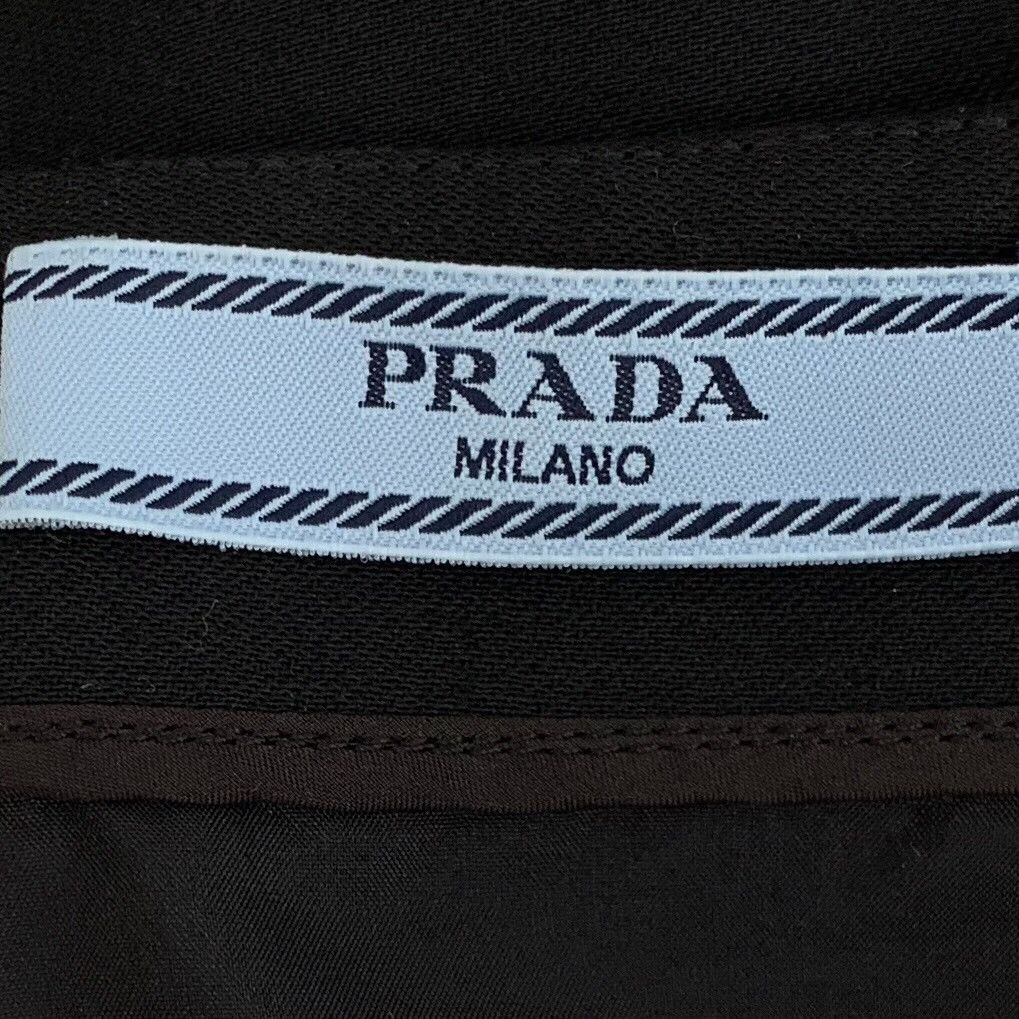 Prada Prada Black Wrap Mini Skirt IT 40 Size 27" / US 4 / IT 40 - 6 Thumbnail