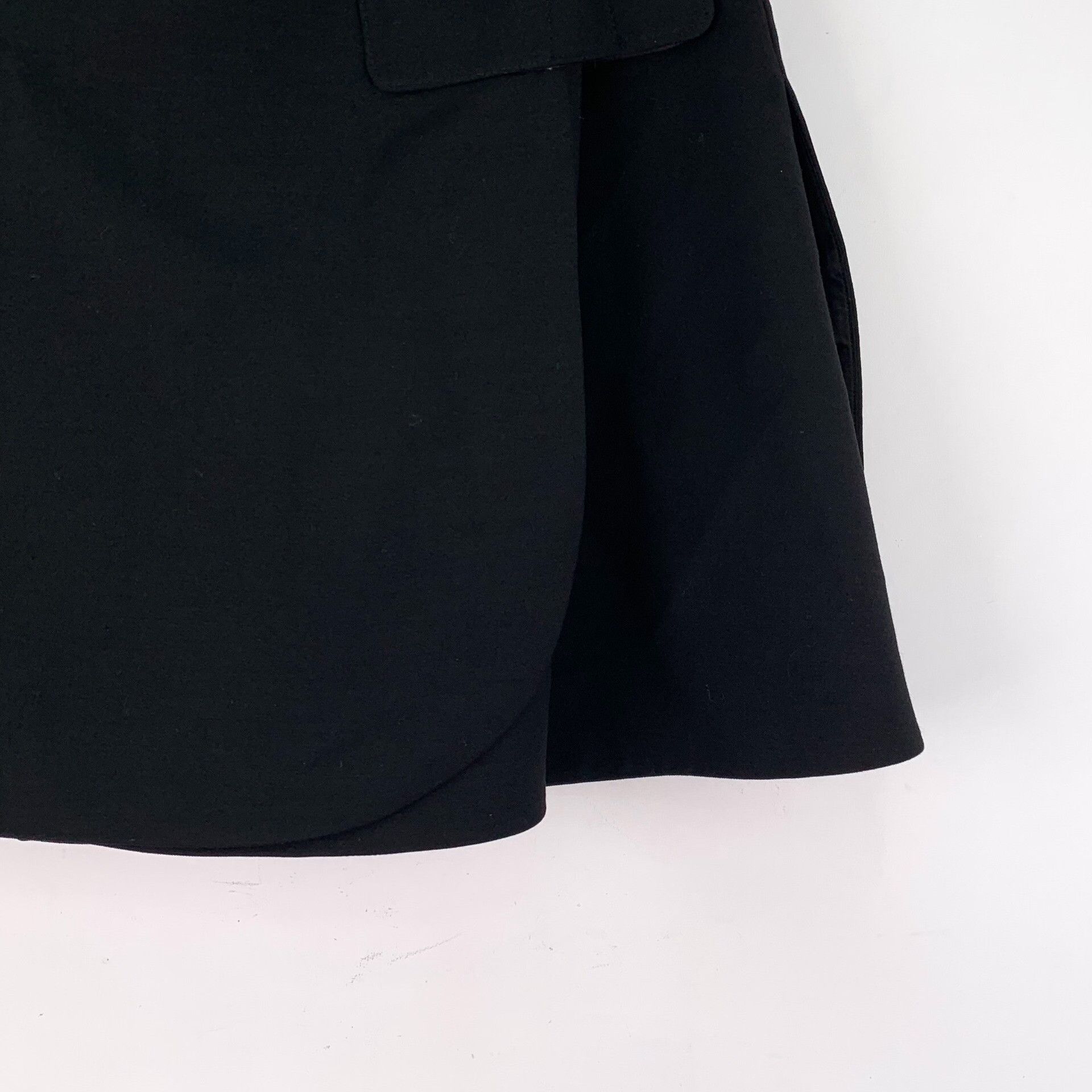 Prada Prada Black Wrap Mini Skirt IT 40 Size 27" / US 4 / IT 40 - 5 Thumbnail