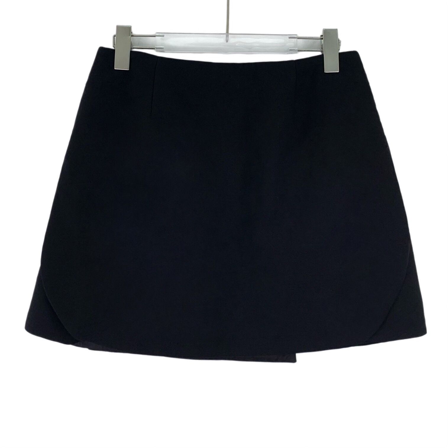 Prada Prada Black Wrap Mini Skirt IT 40 Size 27" / US 4 / IT 40 - 3 Thumbnail