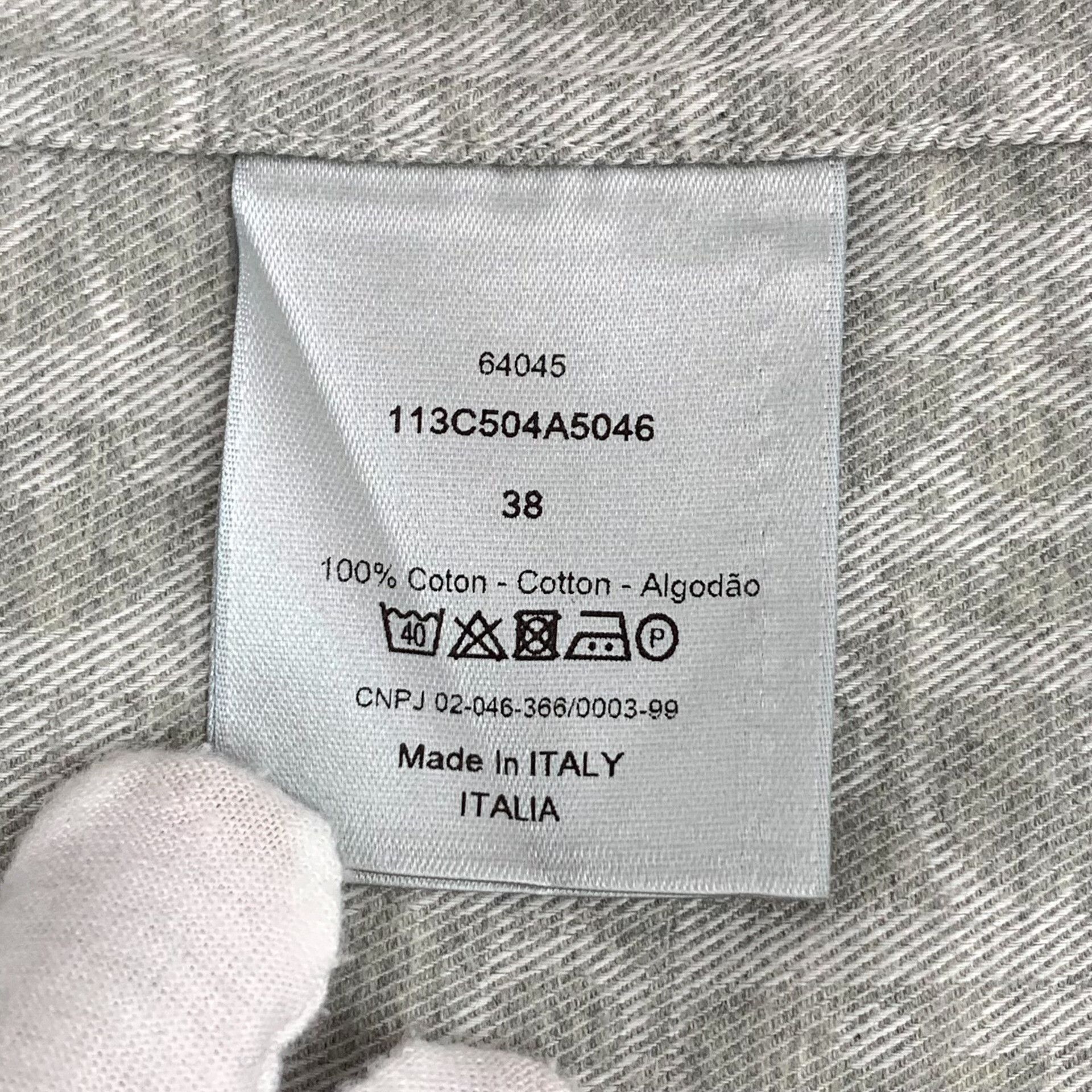 Dior Dior Oblique Half-Zip Shirt 38 Size US S / EU 44-46 / 1 - 8 Thumbnail