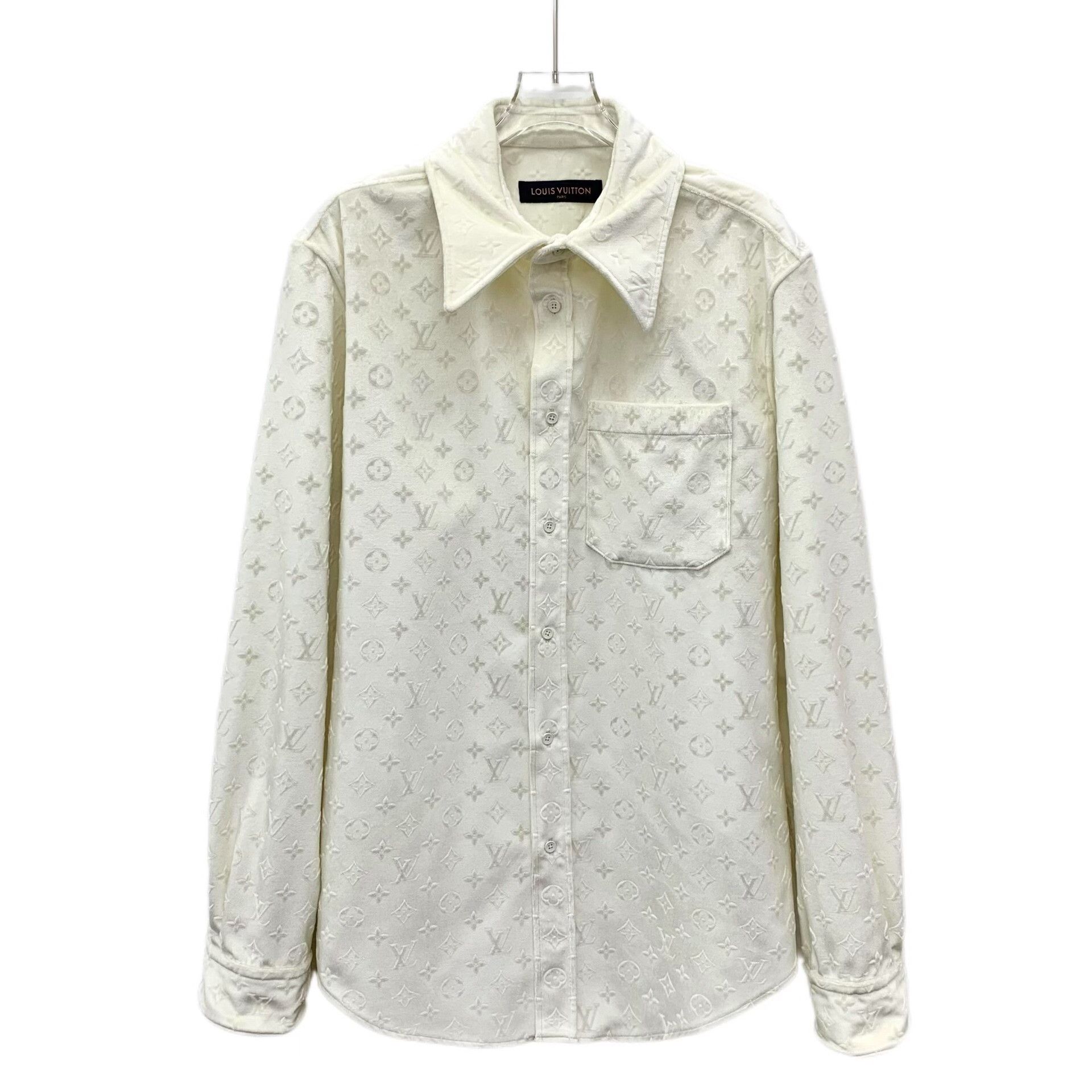 Louis Vuitton Louis Vuitton Monogram Long Sleeve Shirt XL Size US XL / EU 56 / 4 - 2 Thumbnail