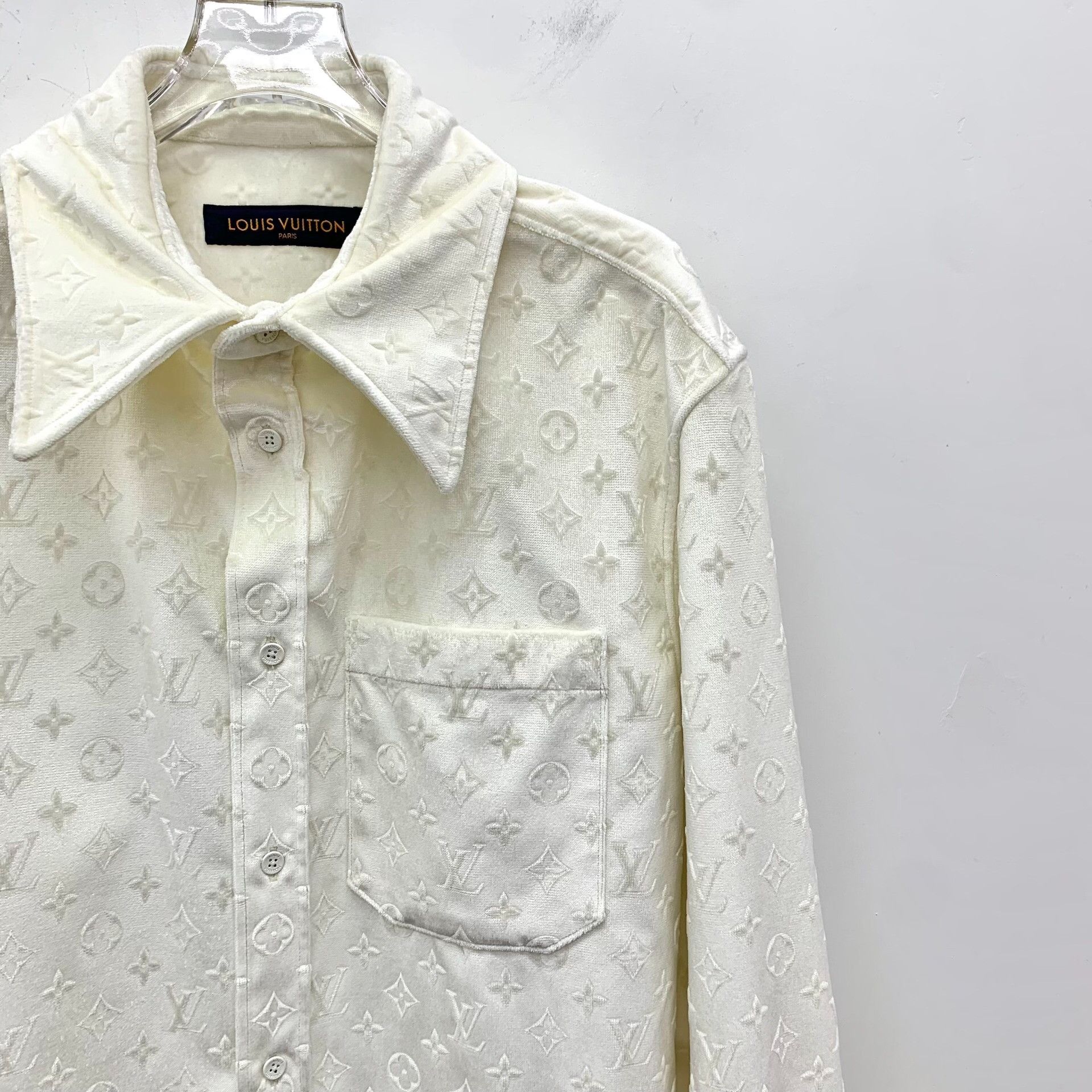 Louis Vuitton Louis Vuitton Monogram Long Sleeve Shirt XL Size US XL / EU 56 / 4 - 4 Thumbnail