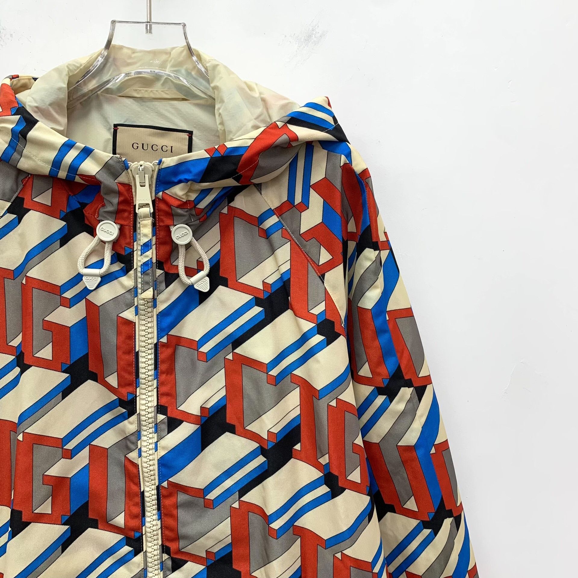 Gucci Gucci Geometric G Print Hooded Jacket 46 Size US S / EU 44-46 / 1 - 4 Thumbnail