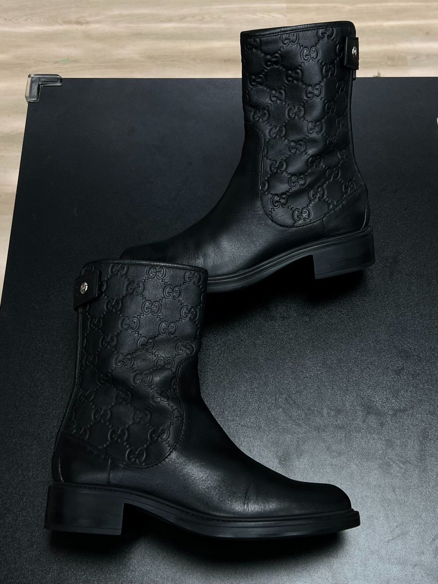 Gucci Gucci Leather Black Boots us_6 Women Size US 6 / IT 36 - 4 Thumbnail