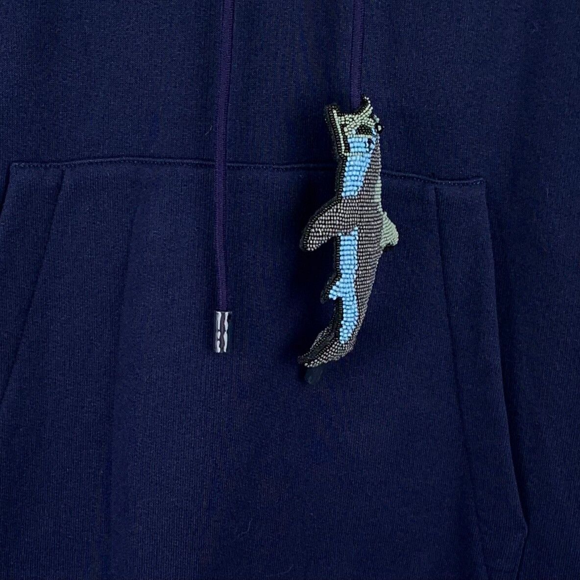 Louis Vuitton Louis Vuitton Shark Bead Hoodie Size M Size US M / EU 48-50 / 2 - 5 Thumbnail