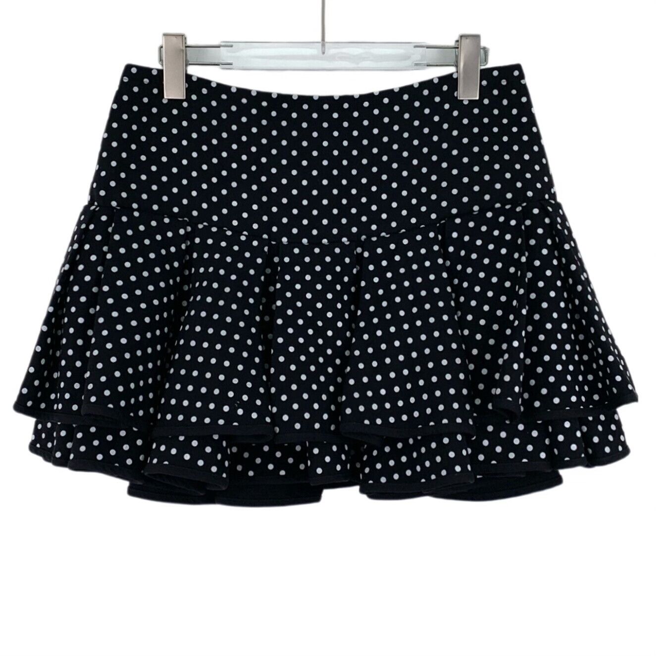 Valentino Valentino Polka Dot Wool Silk Mini Skirt Size 44 Size 30" / US 8 / IT 44 - 2 Thumbnail