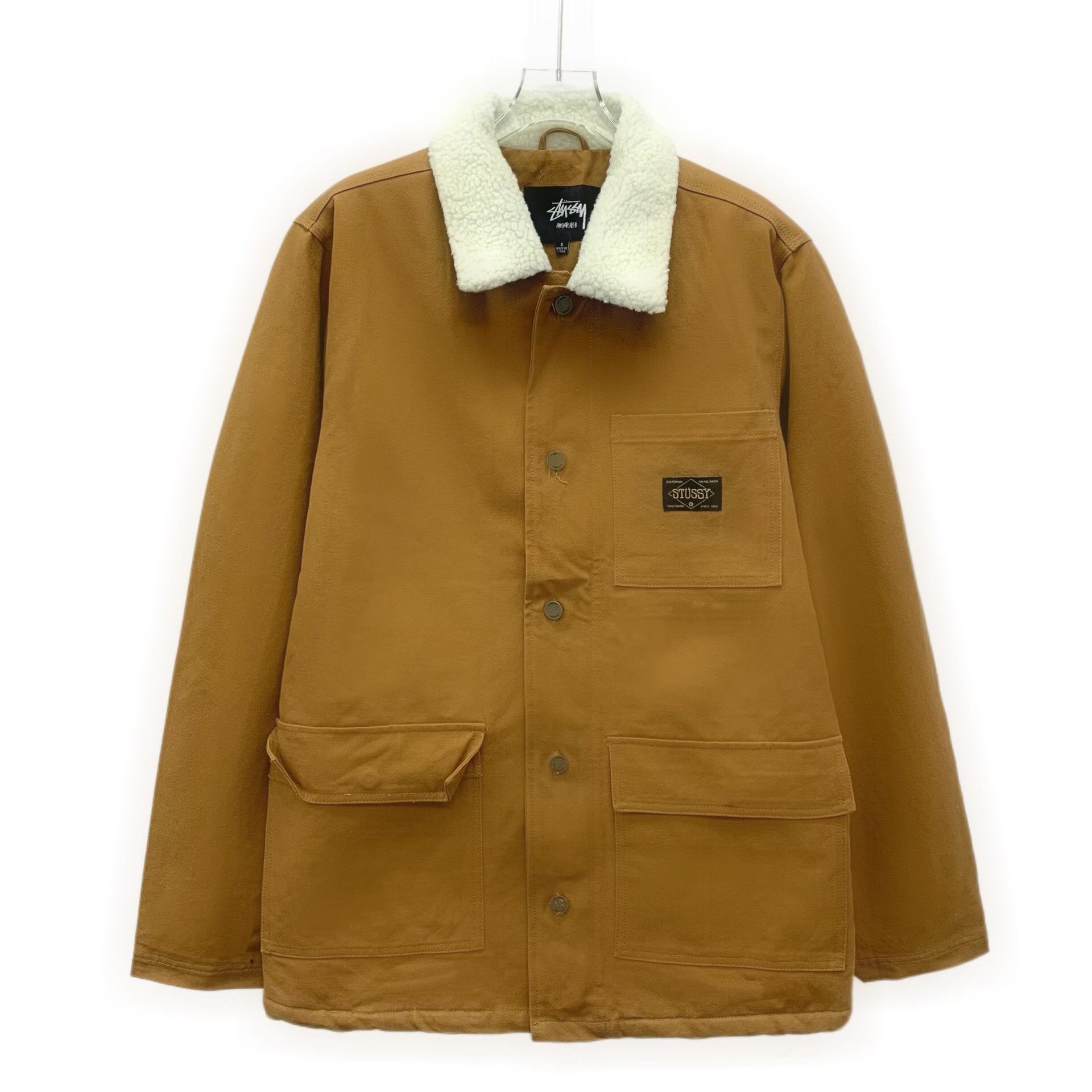 Stussy Stussy Sherpa Collar Canvas Work Jacket S Size US S / EU 44-46 / 1 - 2 Thumbnail