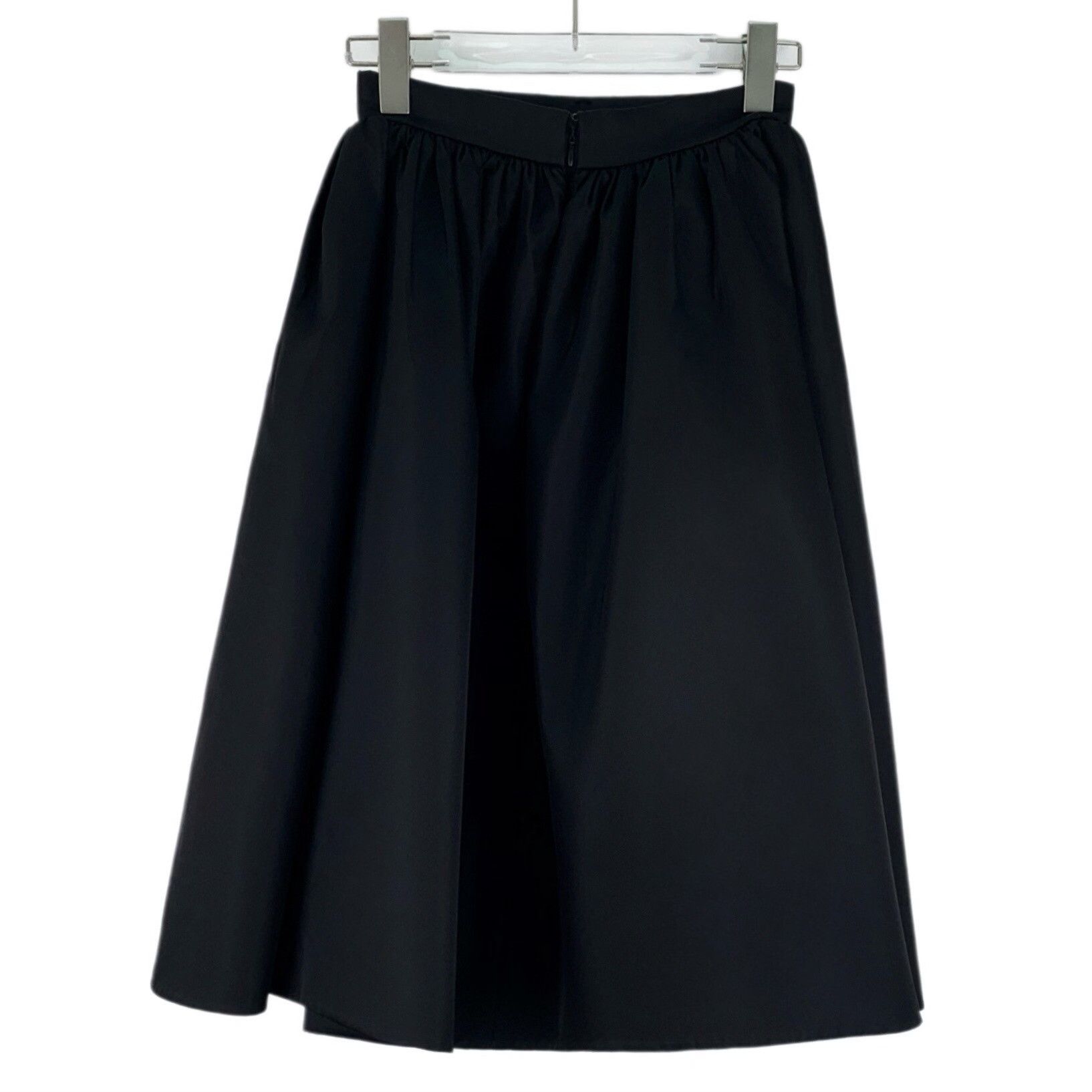 Prada Prada Re-Nylon Triangle Logo Pleated Skirt 38S Size 26" / US 2 / IT 38 - 3 Thumbnail