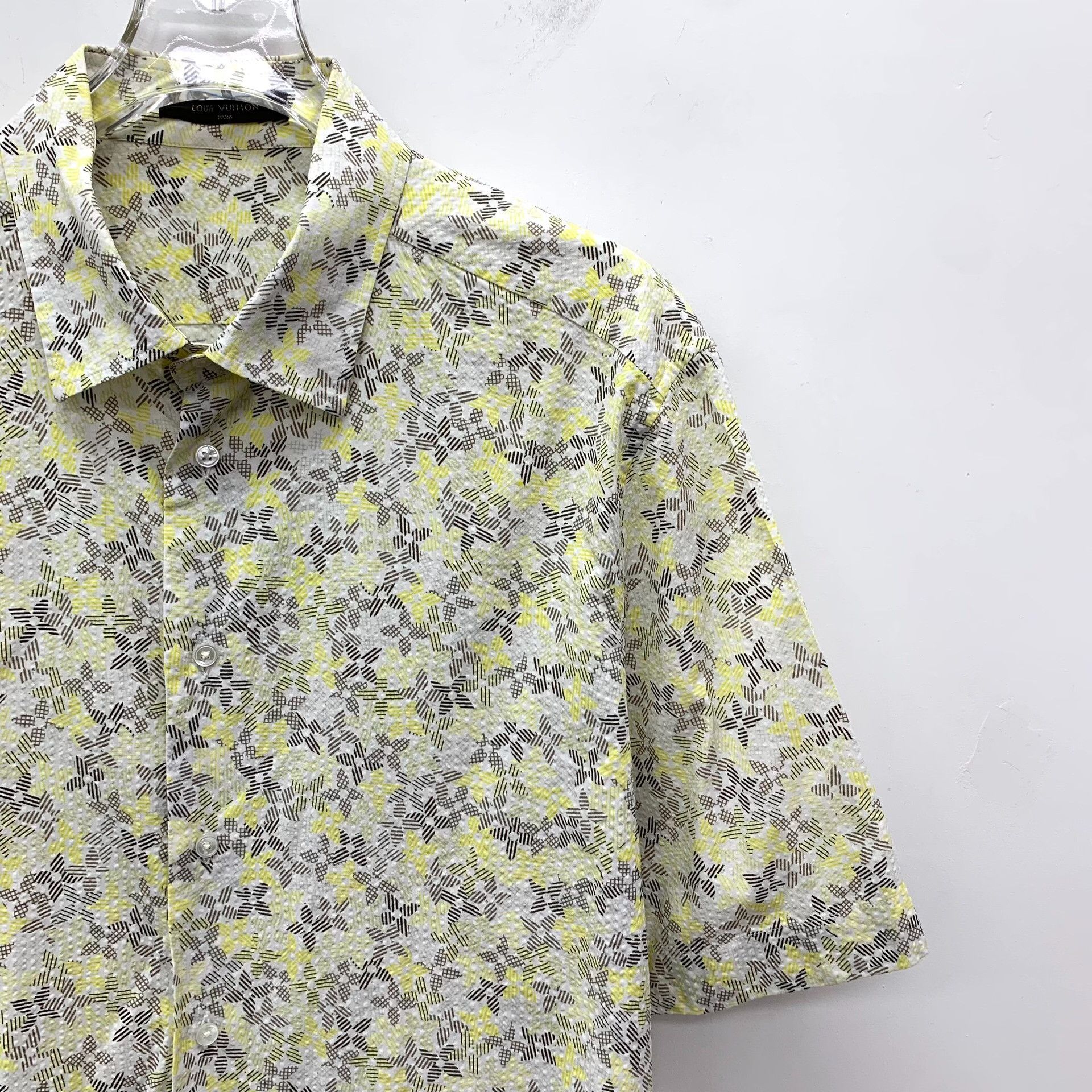 Louis Vuitton Louis Vuitton Monogram Cotton Short Sleeve Shirt L Size US L / EU 52-54 / 3 - 4 Thumbnail