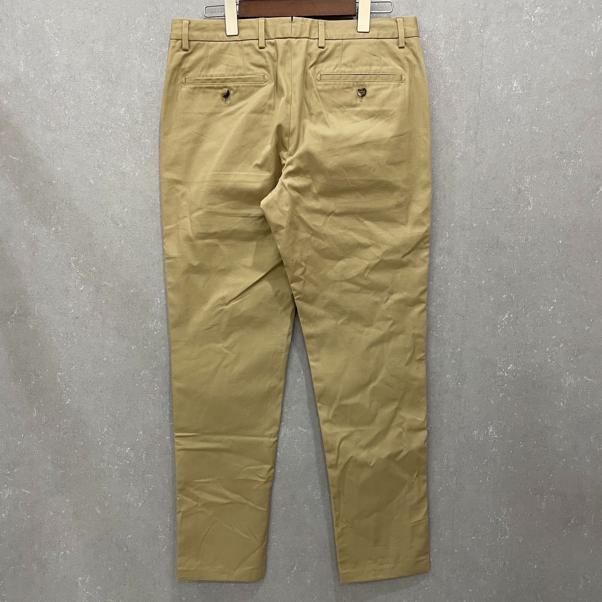 Burberry Burberry Beige Cotton Casual Pants 34 Size US 34 / EU 50 - 3 Thumbnail