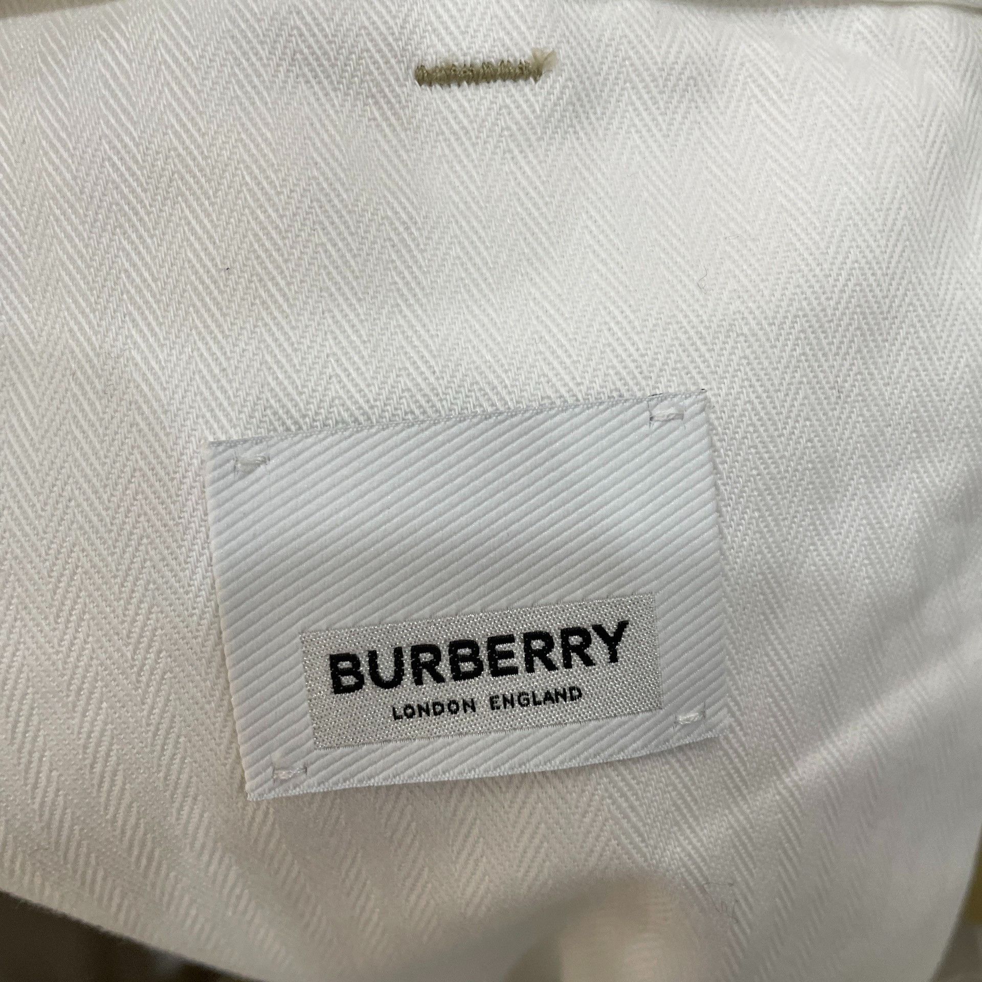 Burberry Burberry Beige Cotton Casual Pants 34 Size US 34 / EU 50 - 4 Thumbnail