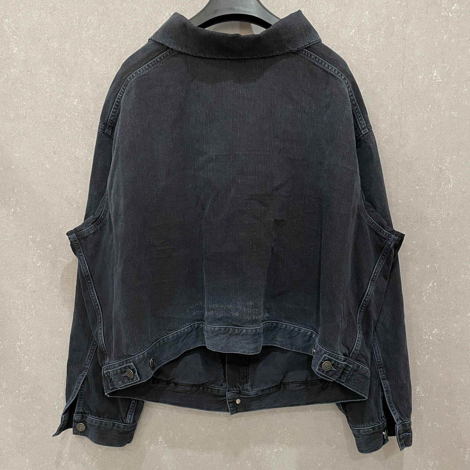 Balenciaga Balenciaga Washed Denim Jacket S Size US S / EU 44-46 / 1 - 3 Thumbnail