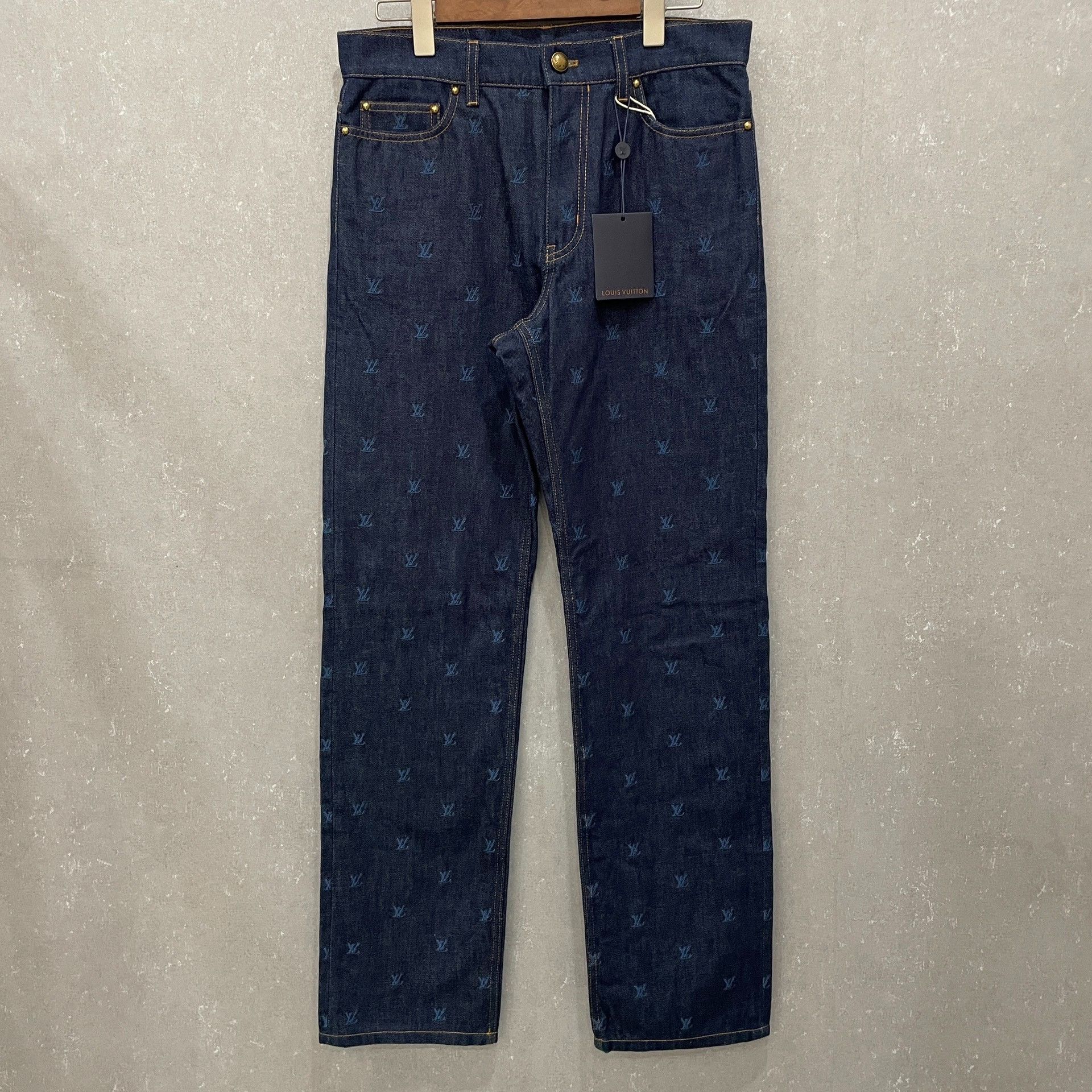 Louis Vuitton Louis Vuitton Monogram Denim Jeans Size 28 Size US 28 / EU 44 - 5 Thumbnail