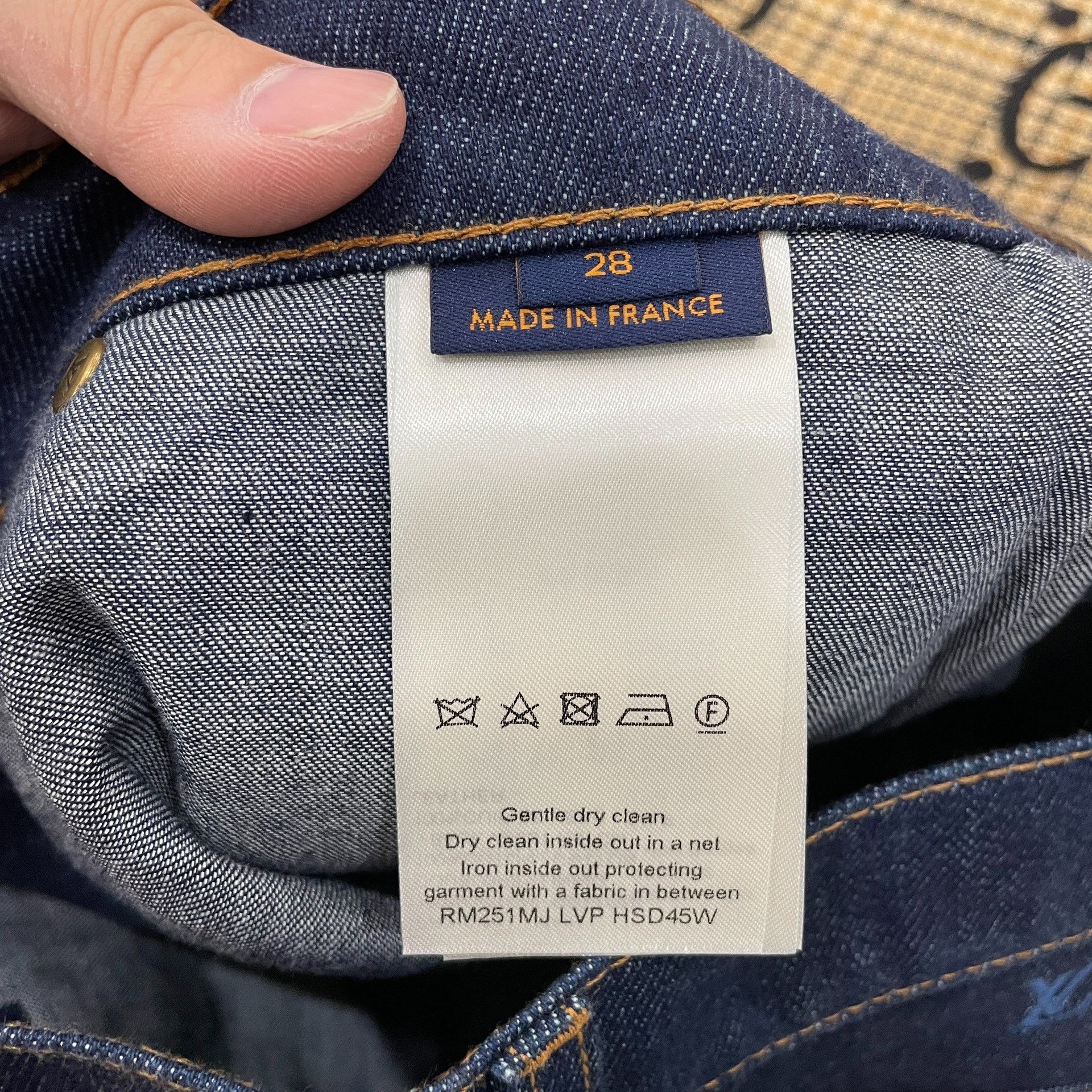 Louis Vuitton Louis Vuitton Monogram Denim Jeans Size 28 Size US 28 / EU 44 - 4 Thumbnail