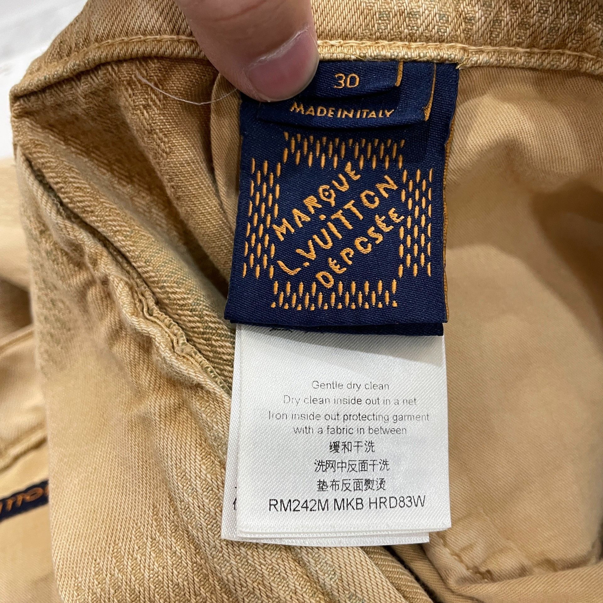 Louis Vuitton Louis Vuitton Pharrell Damier Denim Jeans 30 Size US 30 / EU 46 - 5 Thumbnail